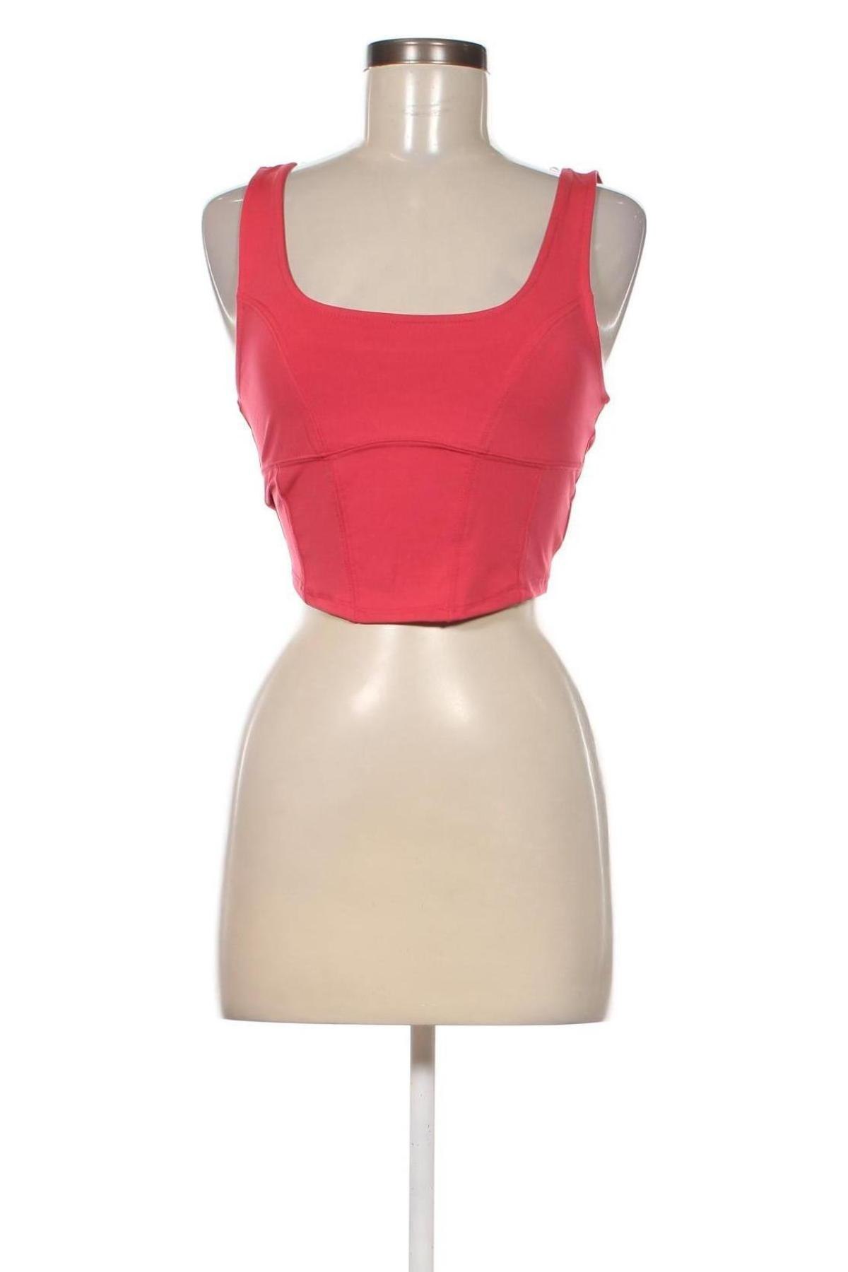 Γυναικείο αμάνικο μπλουζάκι Tally Weijl, Μέγεθος M, Χρώμα Ρόζ , Τιμή 7,68 €