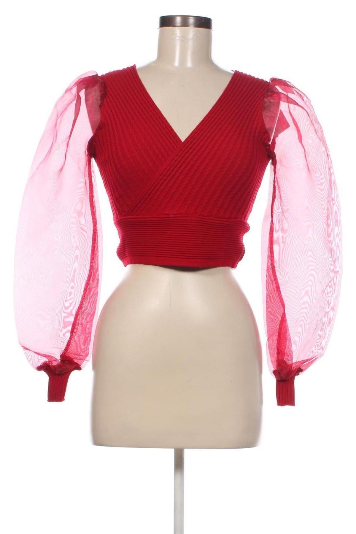 Pulover de femei, Mărime S, Culoare Roșu, Preț 38,16 Lei