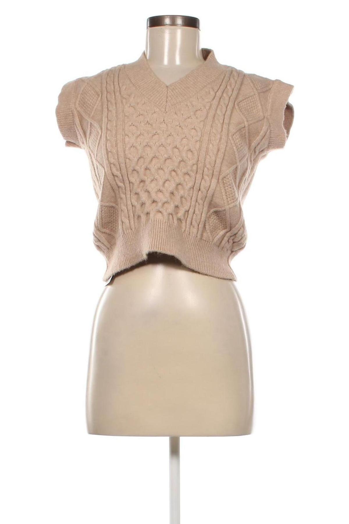 Damenpullover, Größe M, Farbe Beige, Preis 6,29 €