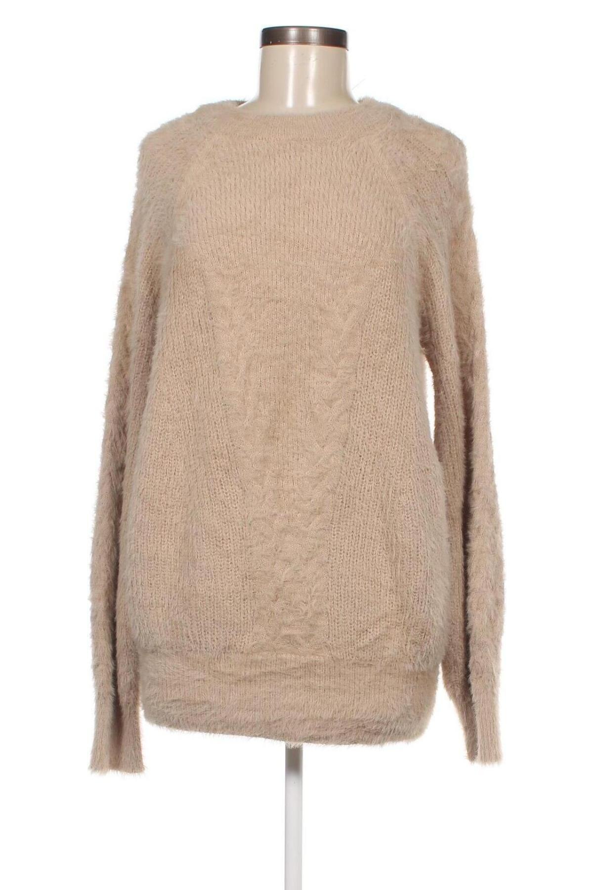 Damenpullover, Größe L, Farbe Beige, Preis 5,65 €