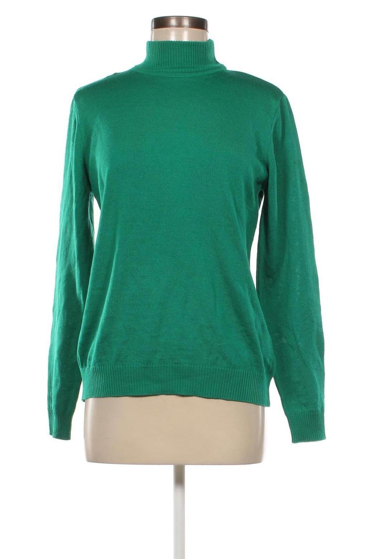 Дамски пуловер Adagio, Размер L, Цвят Зелен, Цена 29,00 лв.