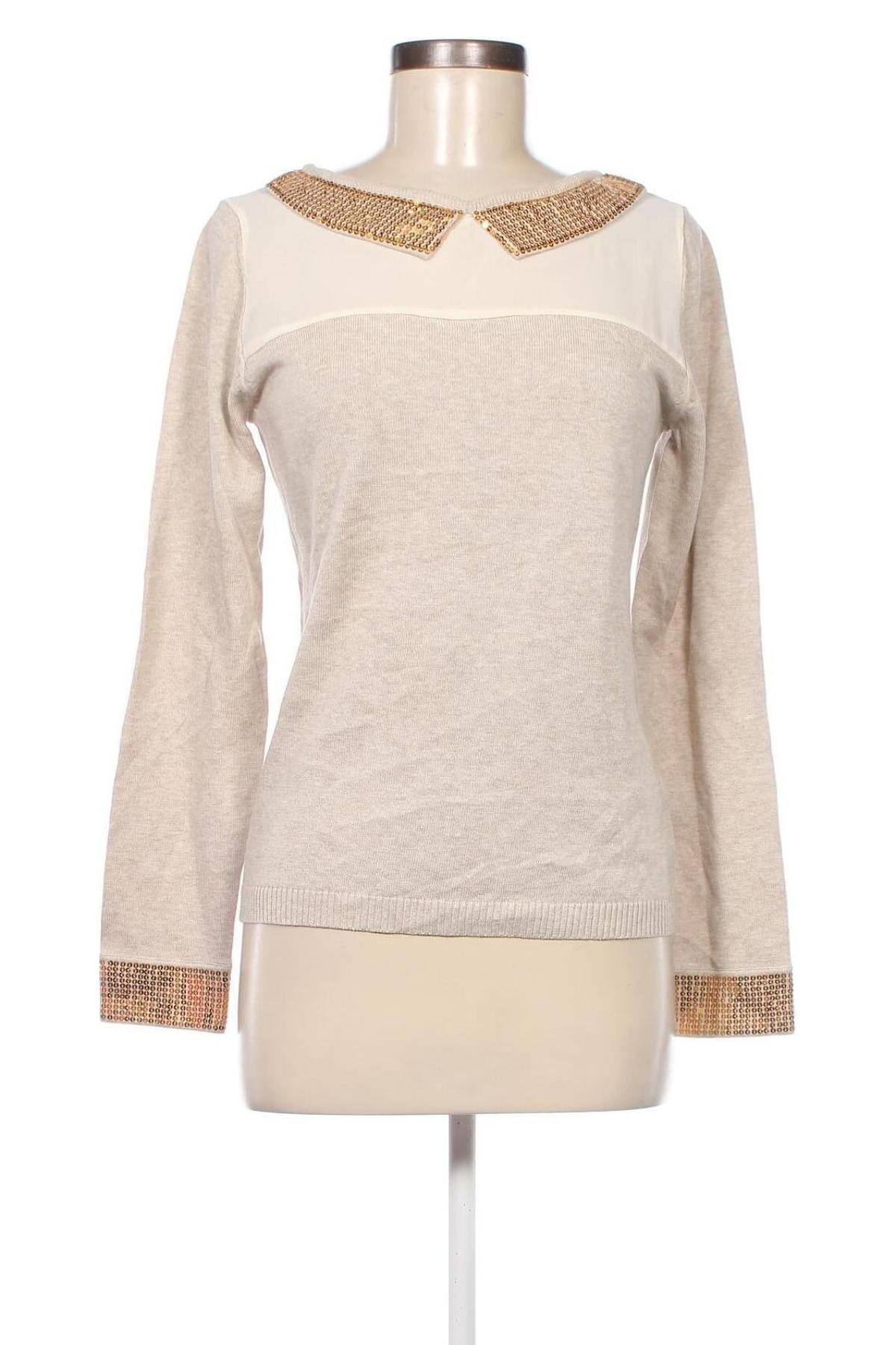 Γυναικείο πουλόβερ Alba Moda, Μέγεθος S, Χρώμα  Μπέζ, Τιμή 6,34 €