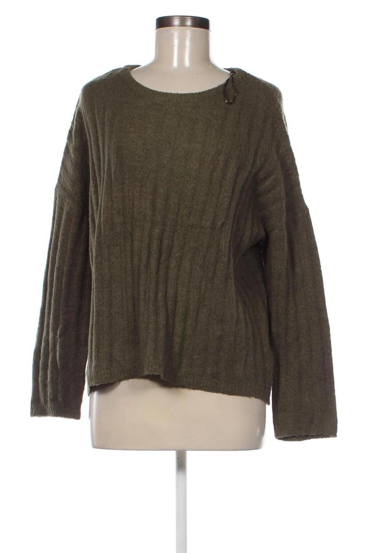 Дамски пуловер Amisu, Размер L, Цвят Зелен, Цена 8,70 лв.