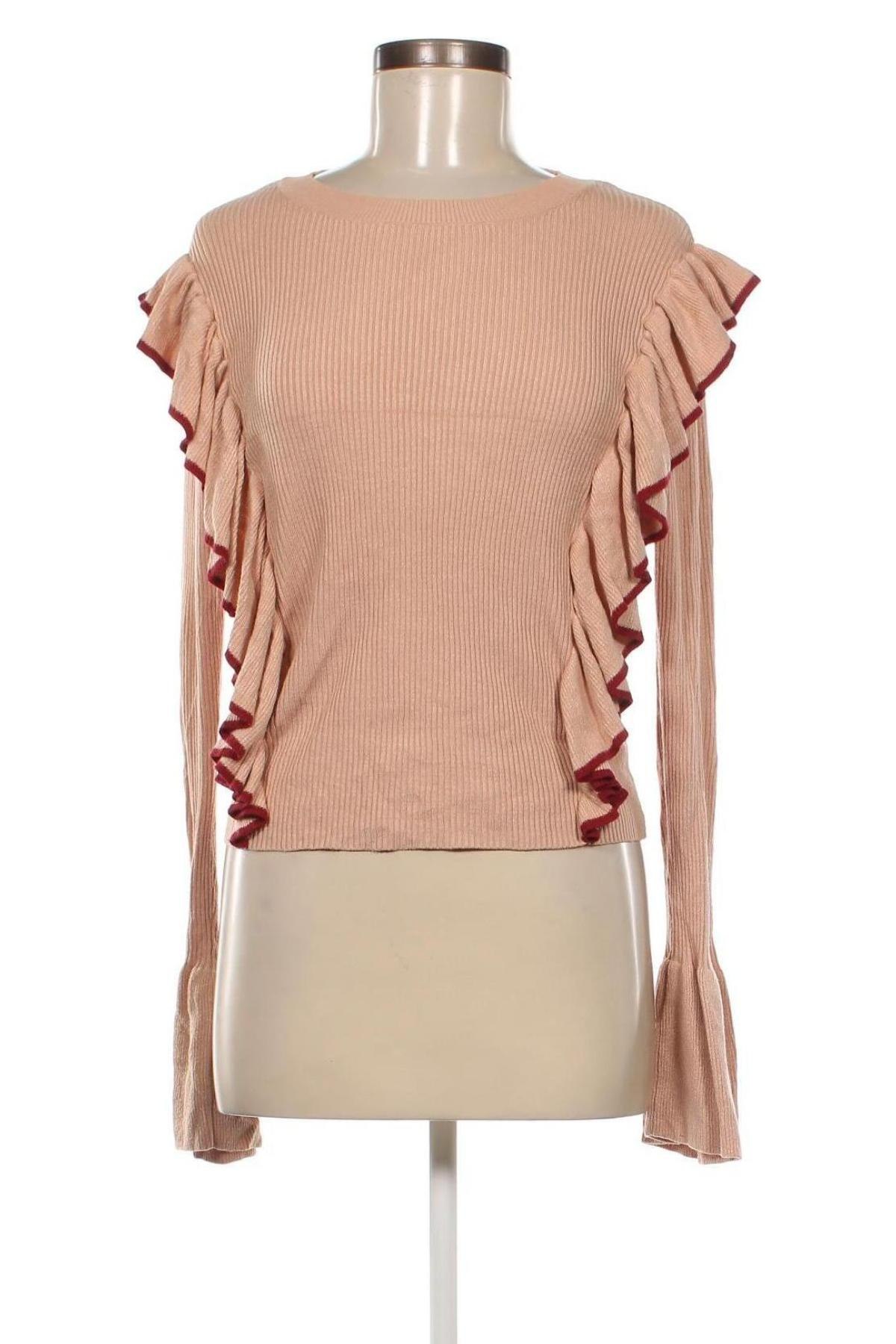 Γυναικείο πουλόβερ Bik Bok, Μέγεθος S, Χρώμα  Μπέζ, Τιμή 3,59 €