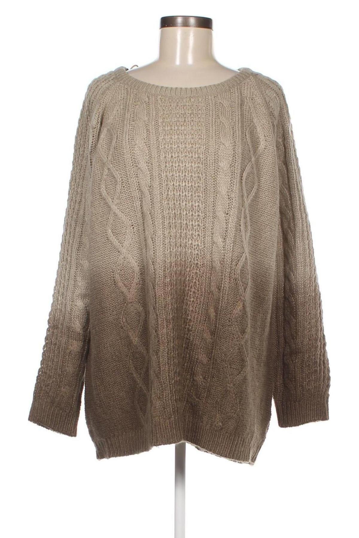 Дамски пуловер Bpc Bonprix Collection, Размер XXL, Цвят Кафяв, Цена 29,00 лв.