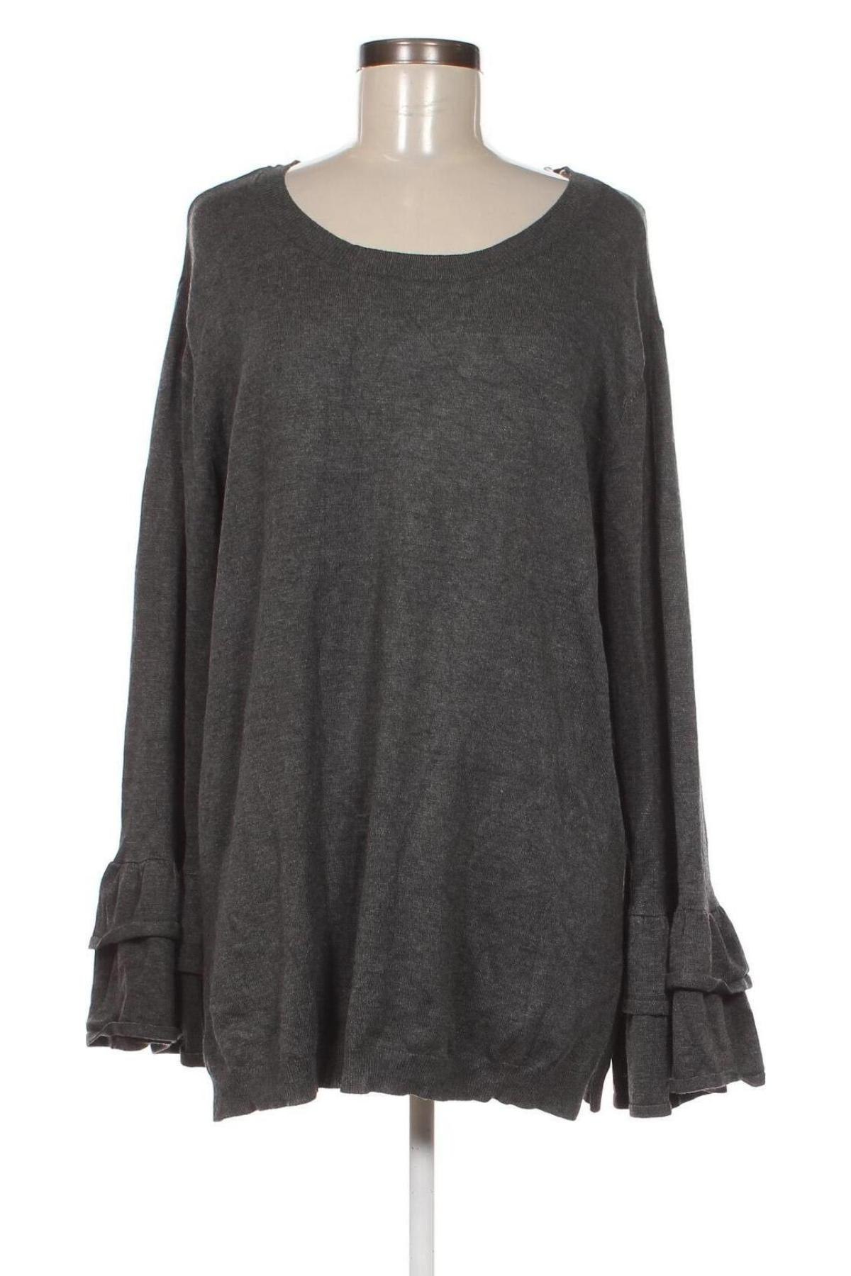 Дамски пуловер Clothing & Co, Размер 3XL, Цвят Сив, Цена 25,81 лв.