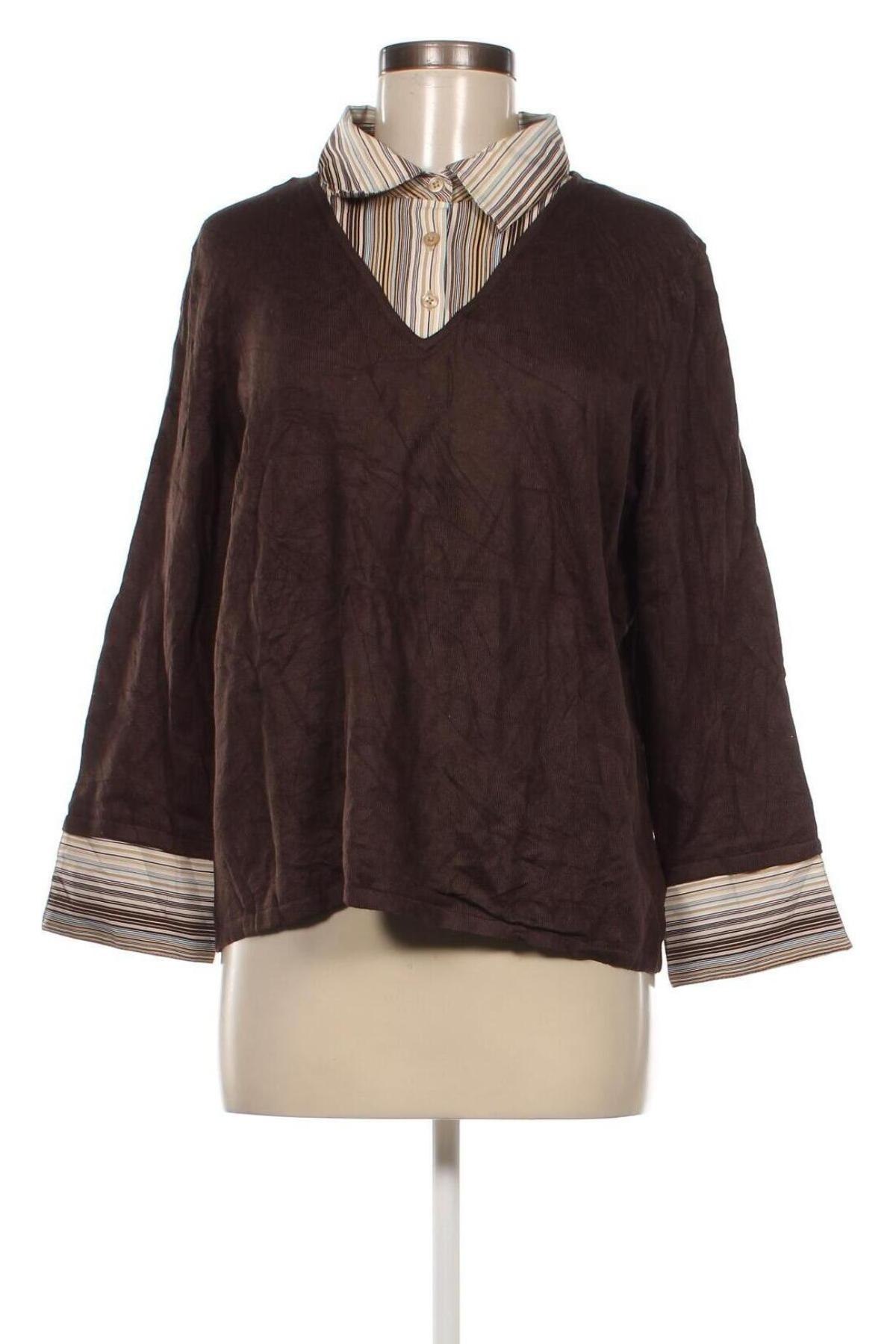 Γυναικείο πουλόβερ Croft & Barrow, Μέγεθος L, Χρώμα Καφέ, Τιμή 4,49 €