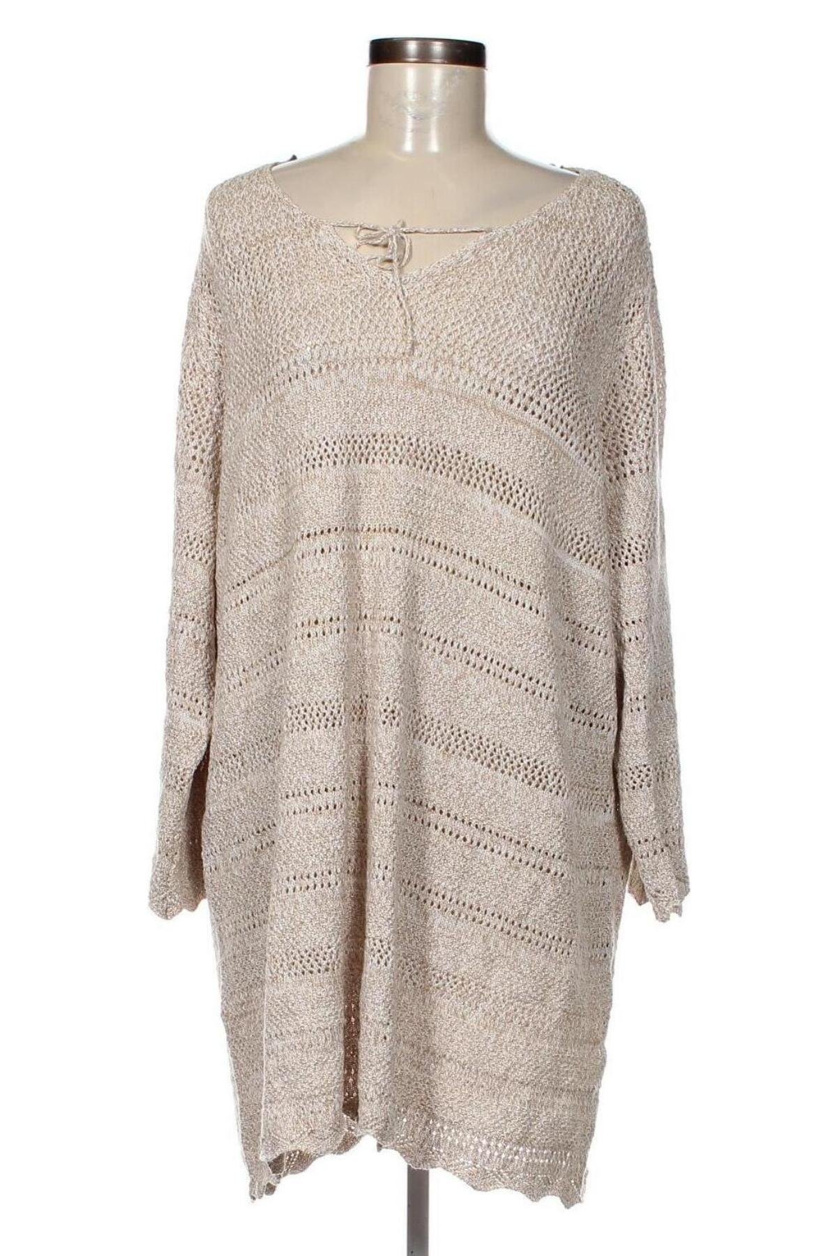 Damenpullover D&Co, Größe XXL, Farbe Beige, Preis 7,06 €