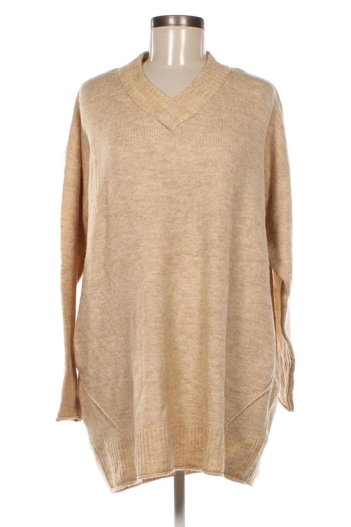 Γυναικείο πουλόβερ Esmara, Μέγεθος M, Χρώμα  Μπέζ, Τιμή 5,56 €
