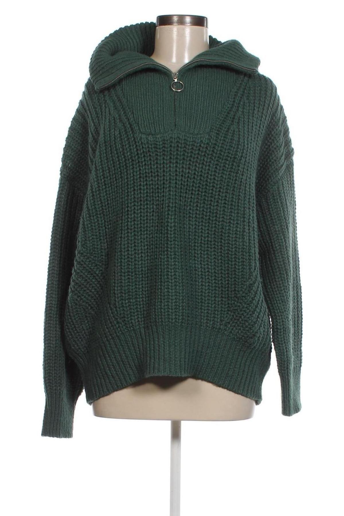 Damenpullover Essentials by Tchibo, Größe L, Farbe Grün, Preis € 6,29