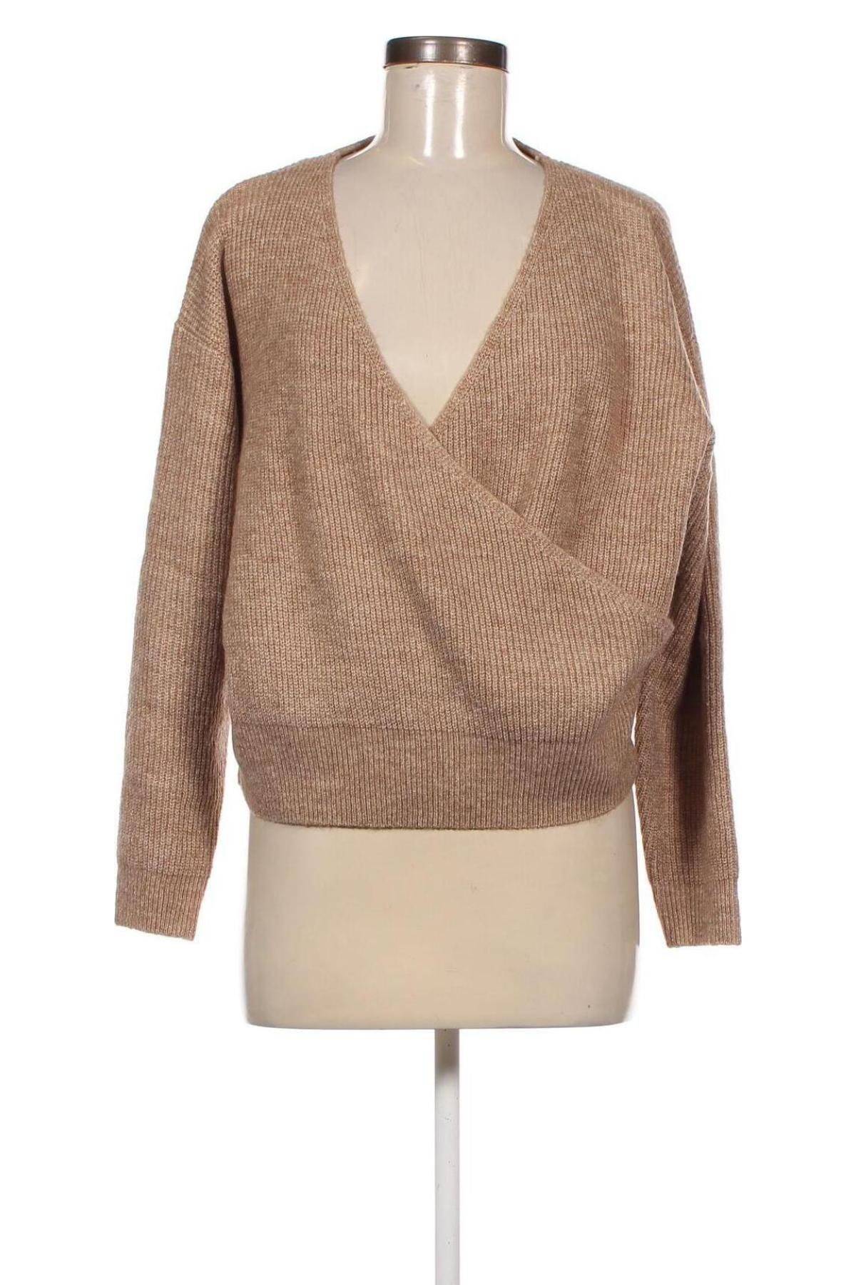 Дамски пуловер Even&Odd, Размер XXL, Цвят Кафяв, Цена 24,84 лв.