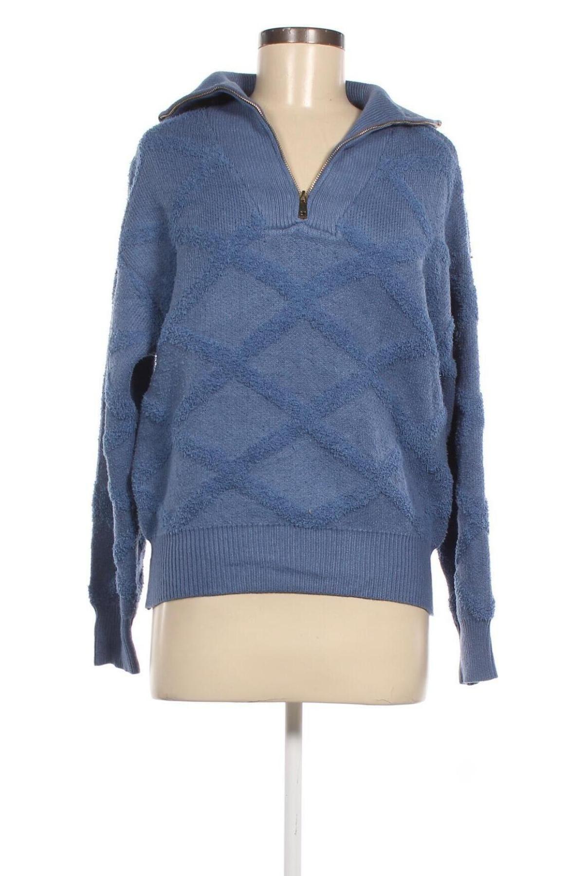 Дамски пуловер Gk, Размер M, Цвят Син, Цена 14,40 лв.