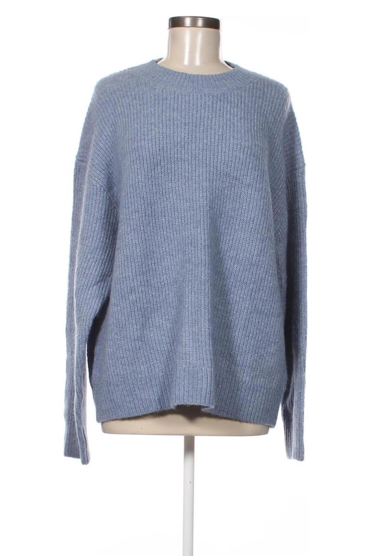 Дамски пуловер H&M, Размер L, Цвят Син, Цена 8,12 лв.