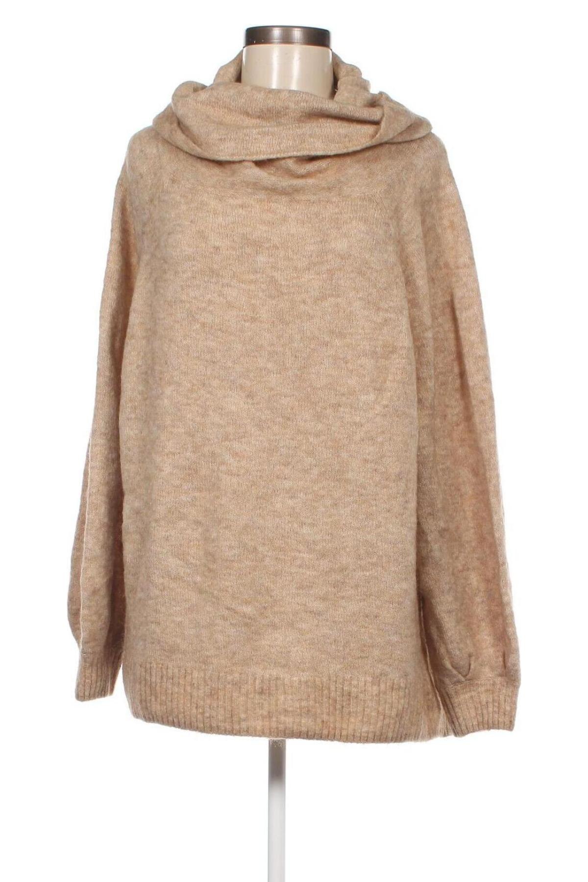 Дамски пуловер H&M, Размер L, Цвят Бежов, Цена 8,68 лв.