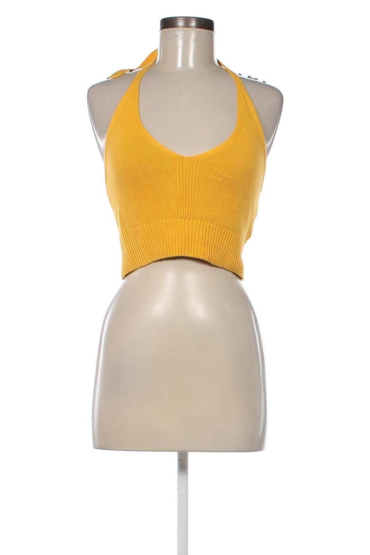 Дамски пуловер H&M Divided, Размер XS, Цвят Жълт, Цена 4,35 лв.