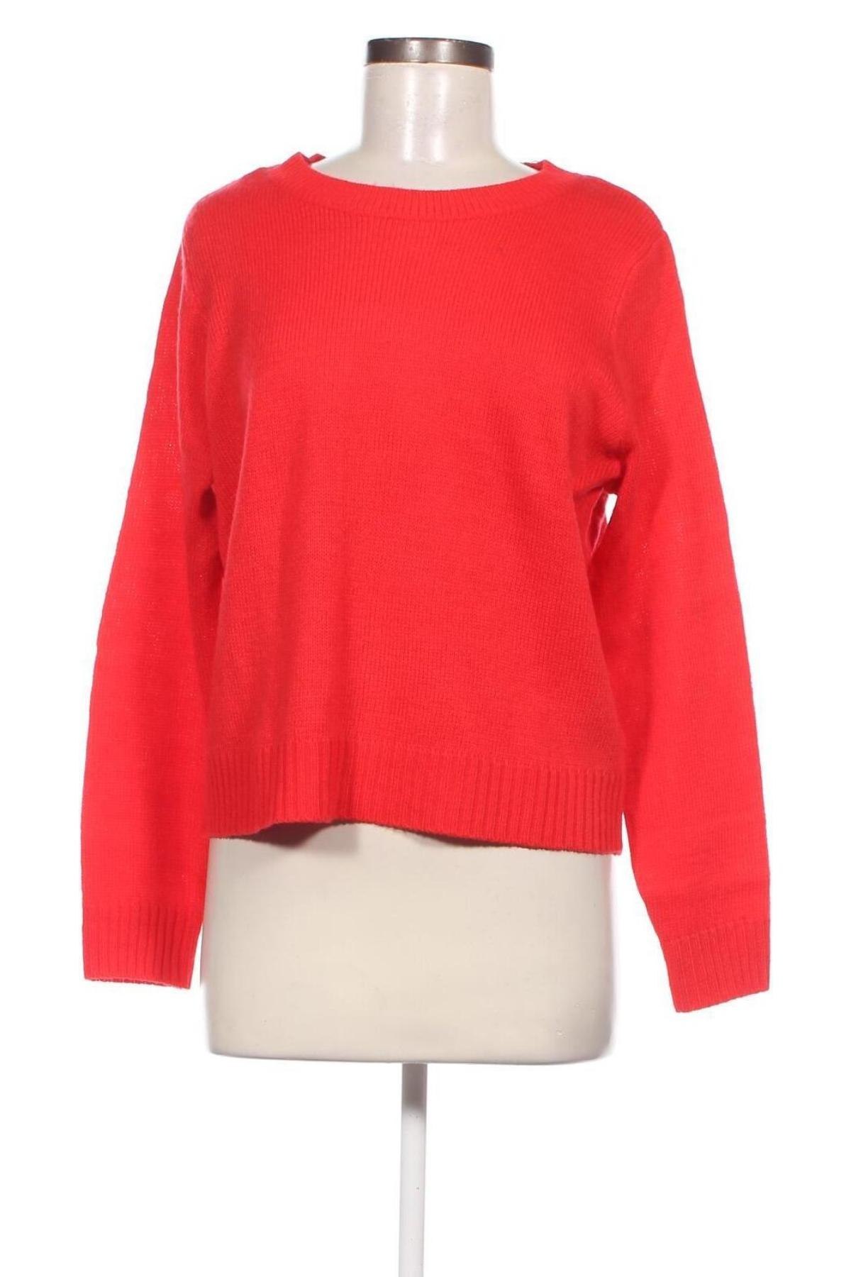 Дамски пуловер H&M Divided, Размер M, Цвят Червен, Цена 11,73 лв.