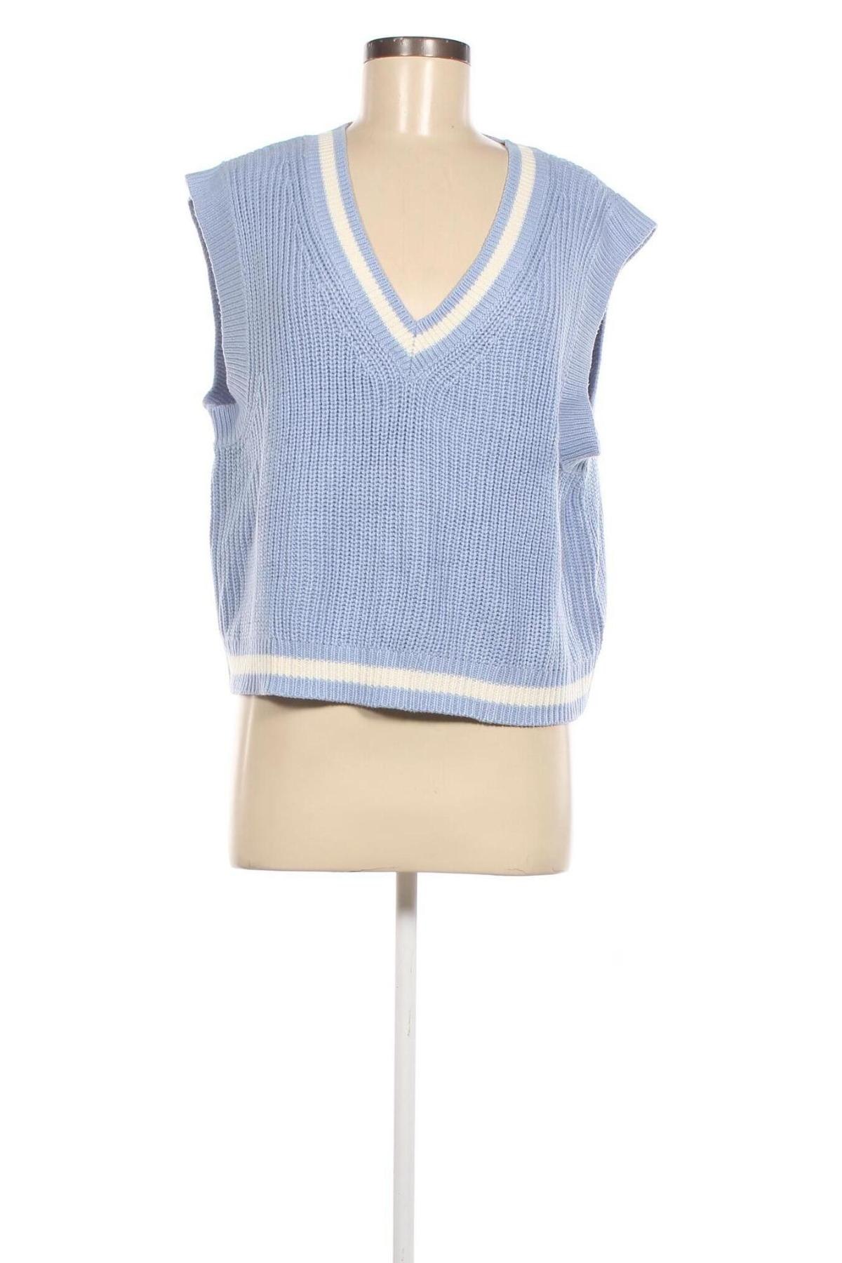Дамски пуловер H&M Divided, Размер L, Цвят Син, Цена 8,12 лв.