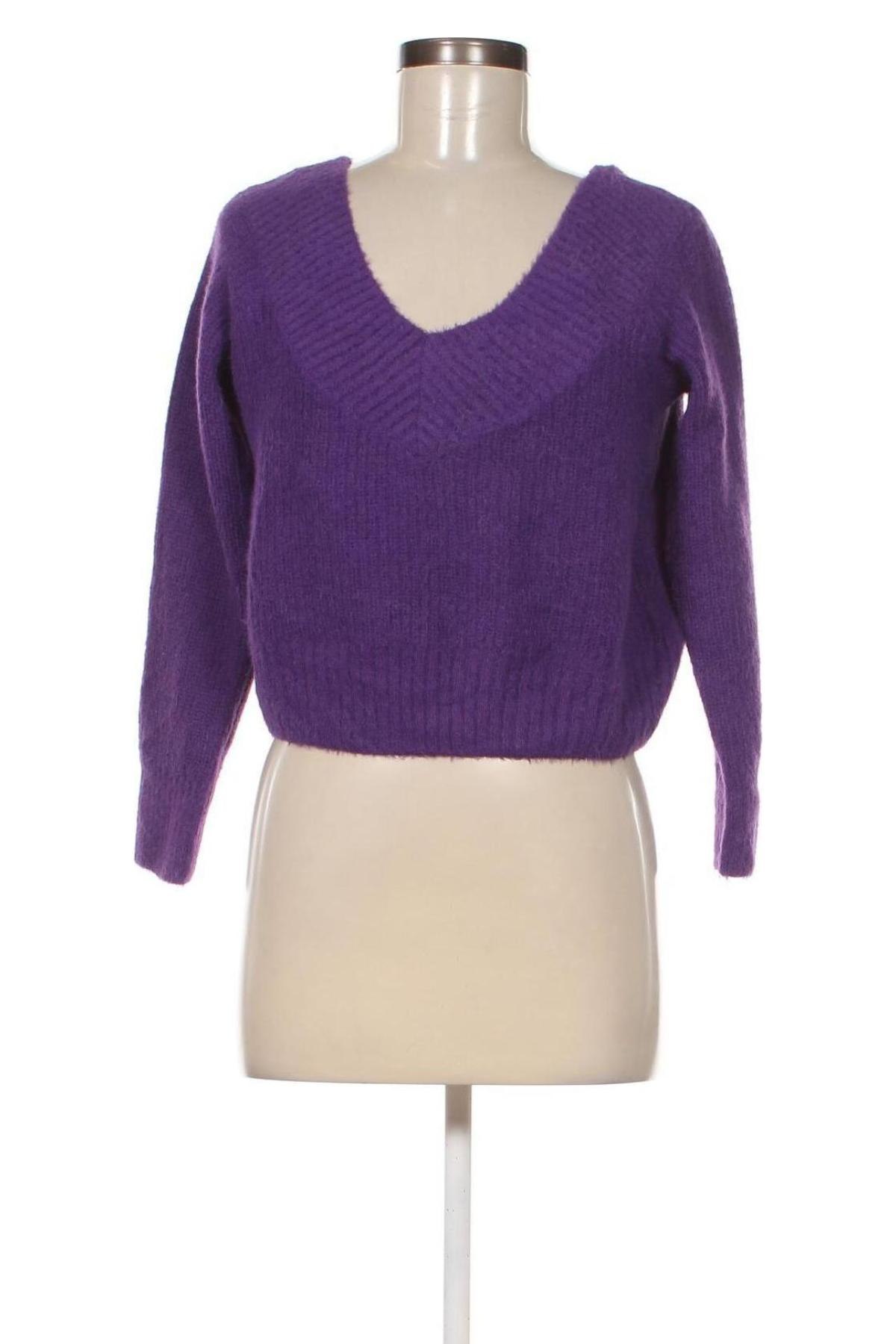 Дамски пуловер H&M Divided, Размер L, Цвят Лилав, Цена 8,70 лв.
