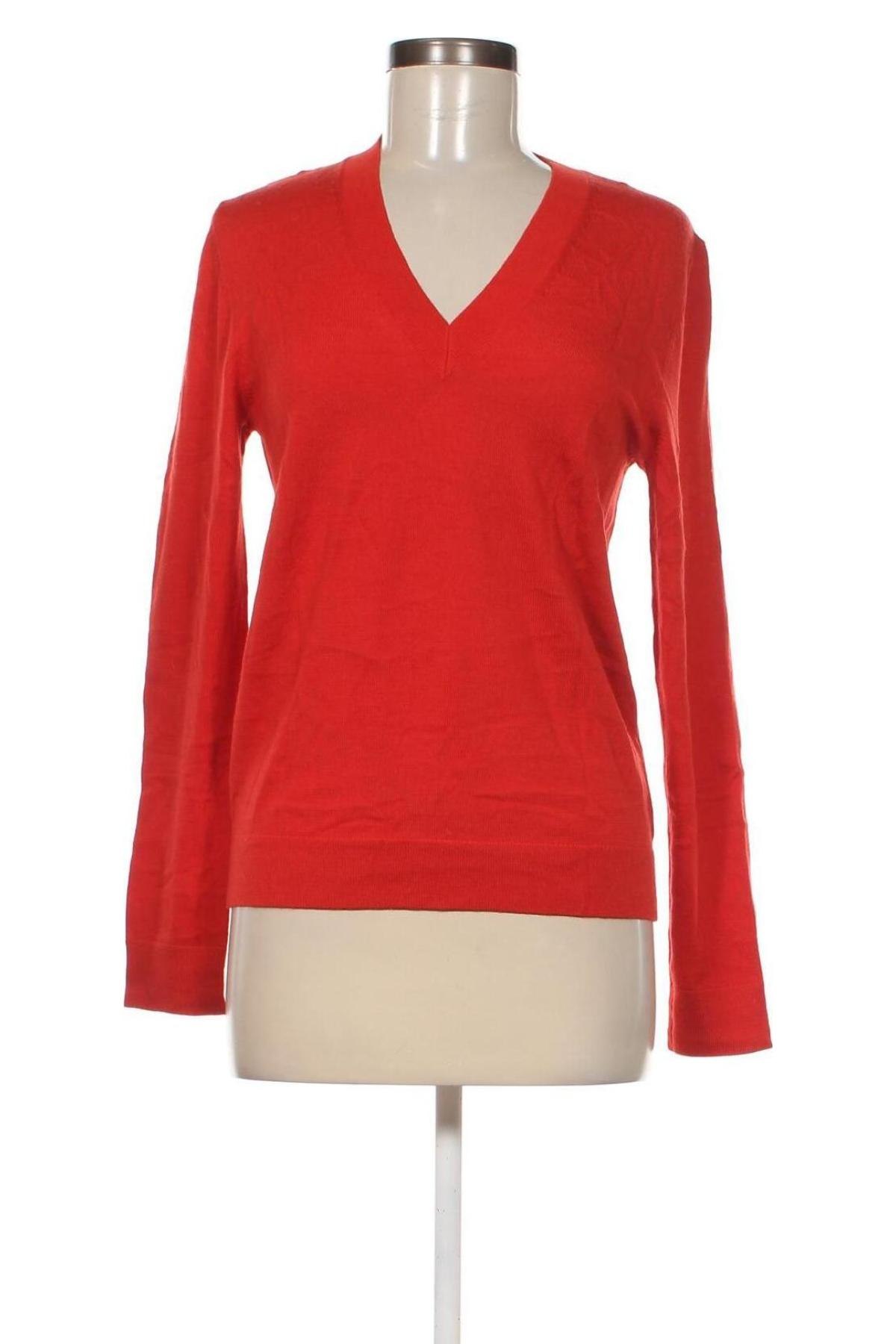 Дамски пуловер Hugo Boss, Размер M, Цвят Червен, Цена 164,00 лв.