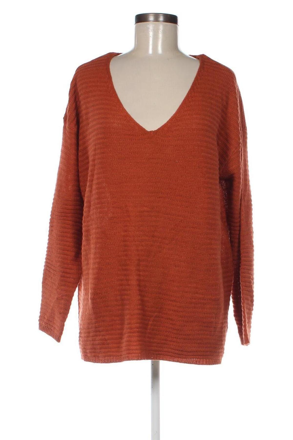 Γυναικείο πουλόβερ Infinity Woman, Μέγεθος XL, Χρώμα Πορτοκαλί, Τιμή 9,15 €