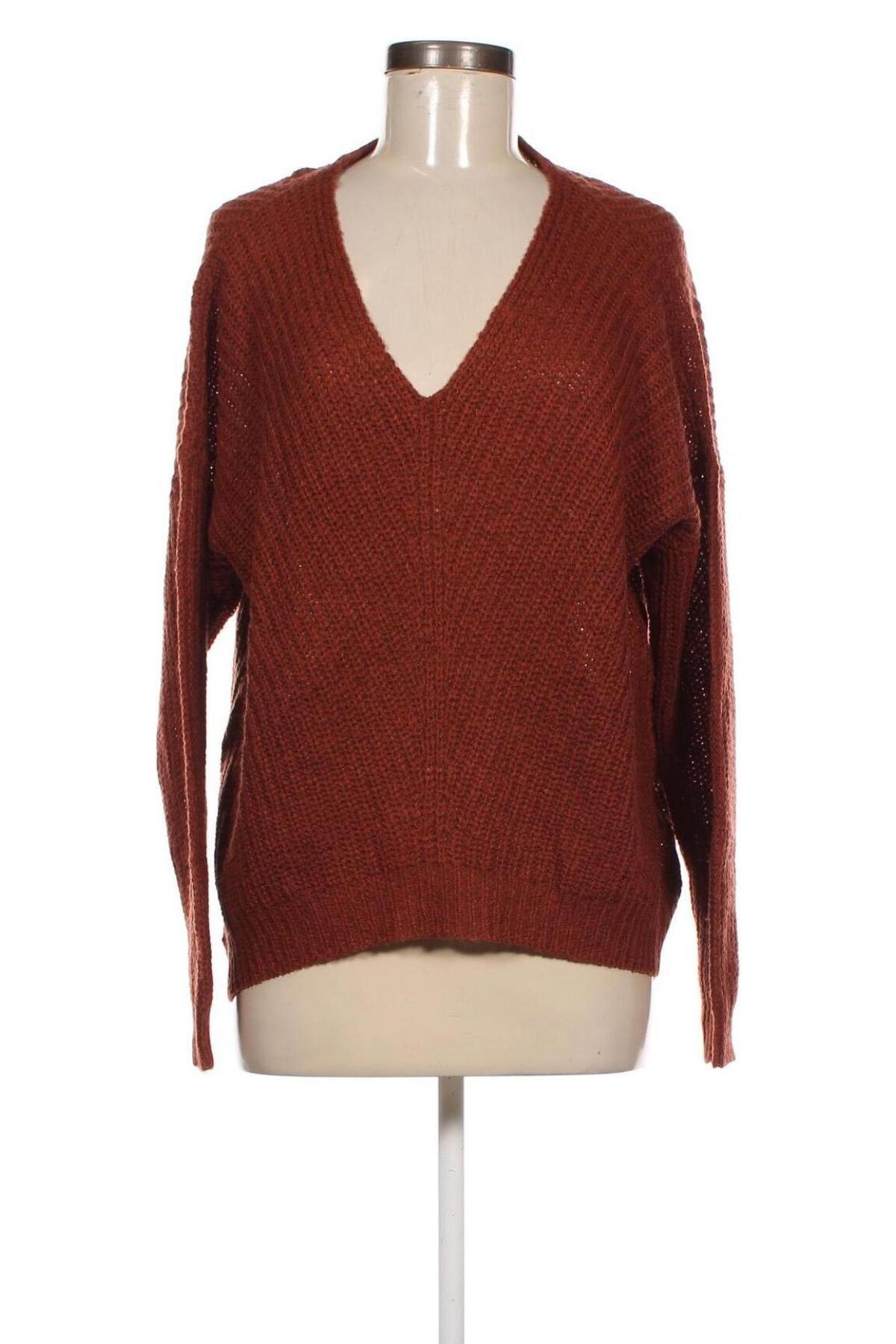 Дамски пуловер Jacqueline De Yong, Размер L, Цвят Кафяв, Цена 4,64 лв.