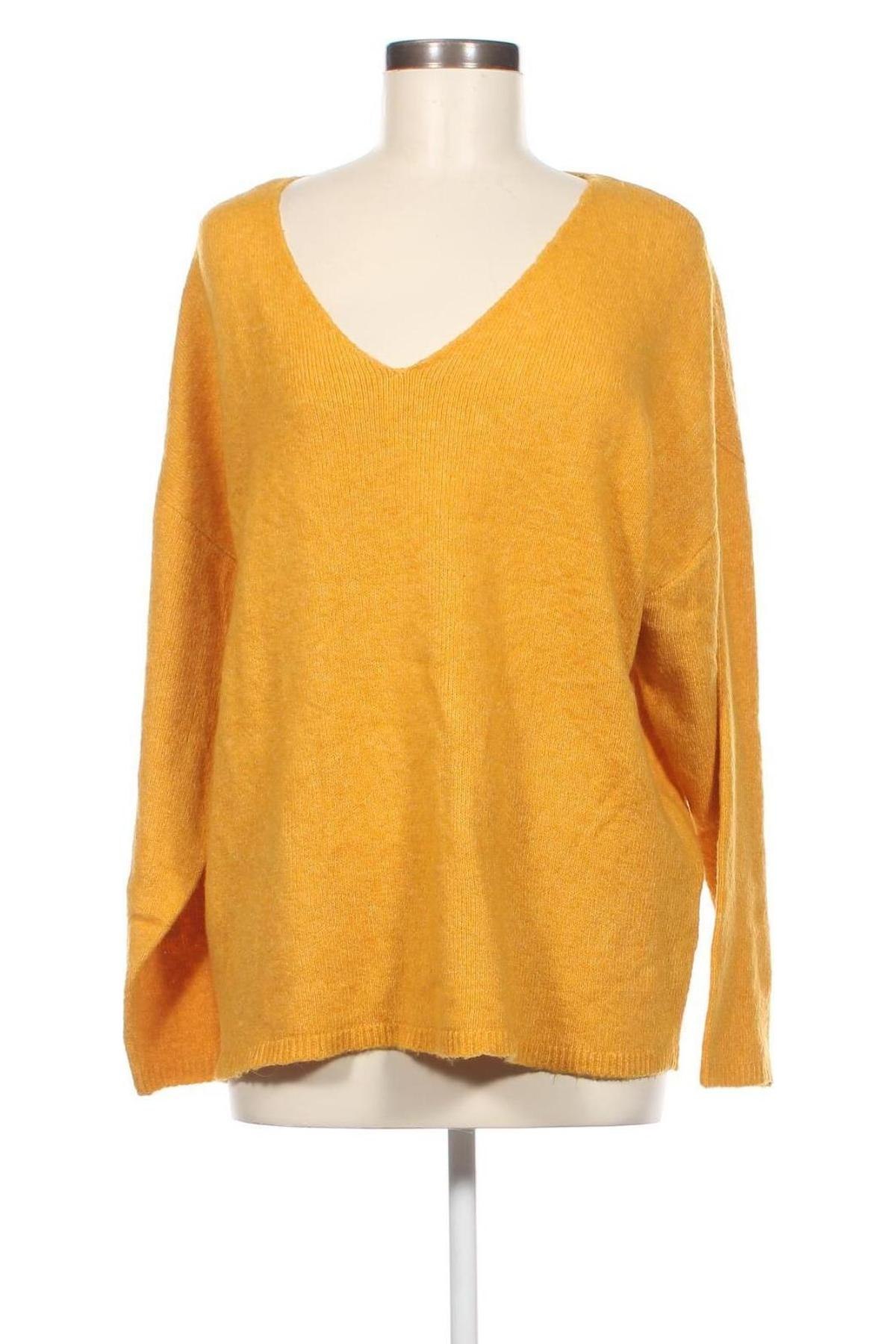 Дамски пуловер Janina, Размер M, Цвят Жълт, Цена 5,80 лв.