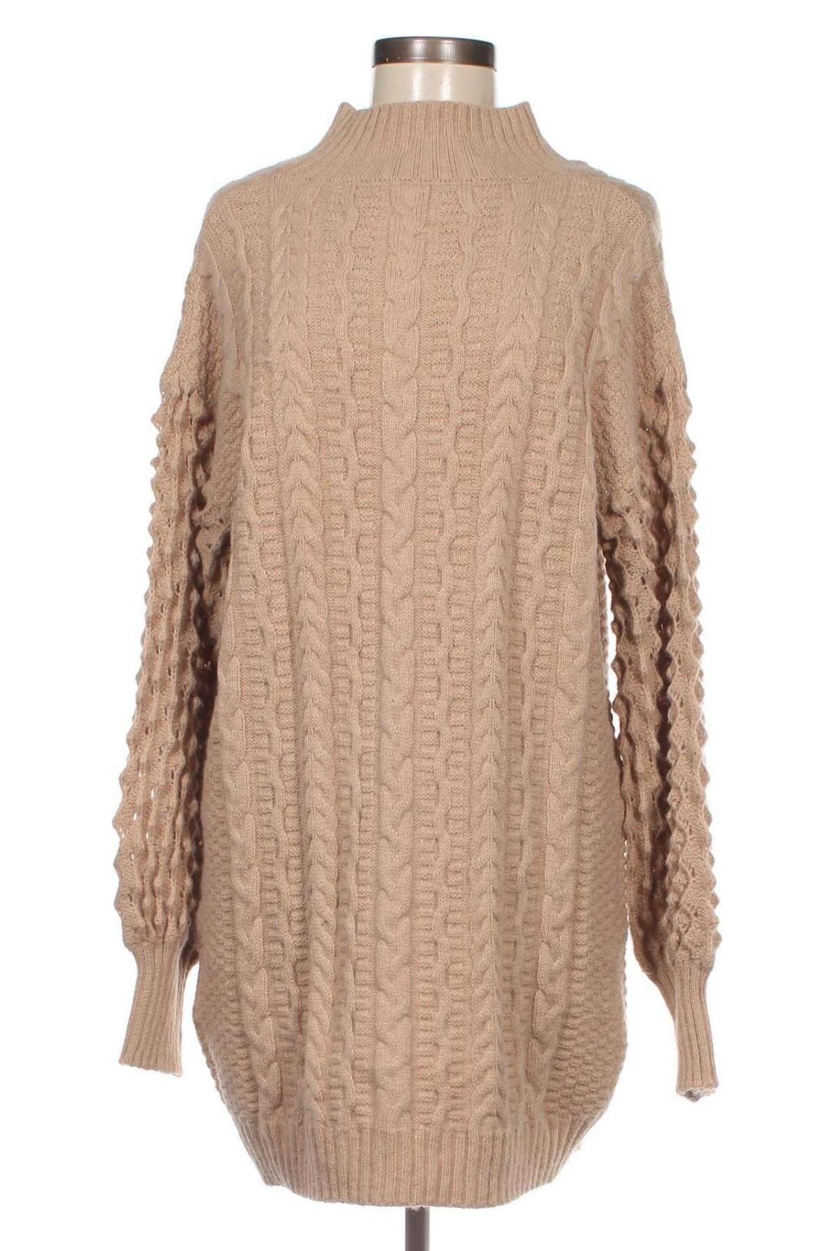 Дамски пуловер Jasmine, Размер M, Цвят Бежов, Цена 9,57 лв.