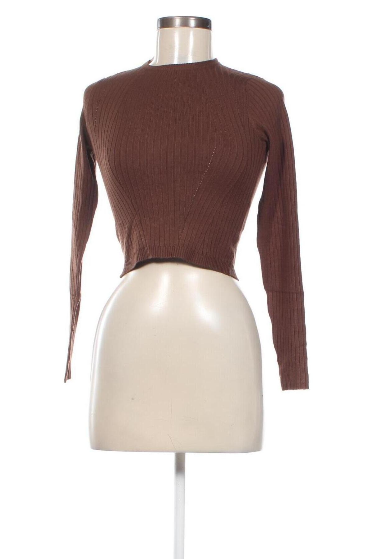 Γυναικείο πουλόβερ Jennyfer, Μέγεθος L, Χρώμα Καφέ, Τιμή 10,67 €