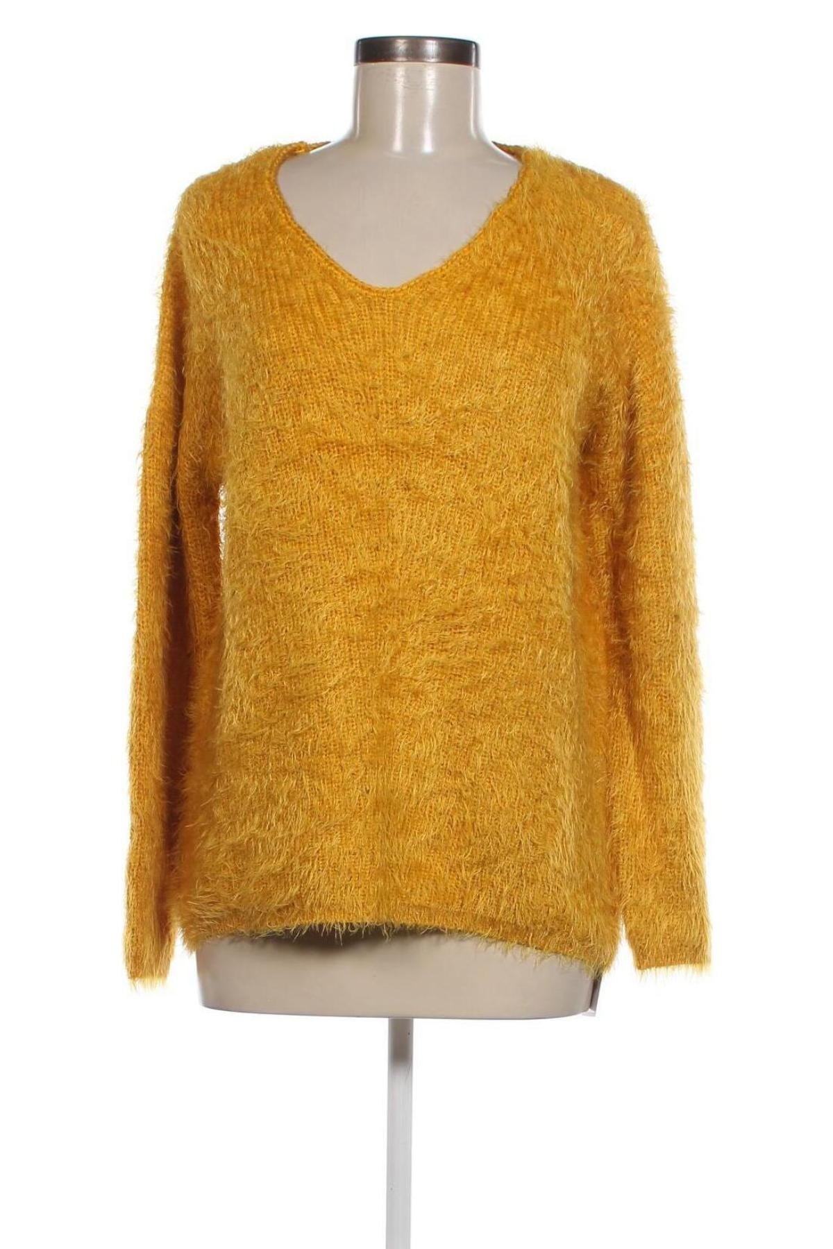 Дамски пуловер Kapalua, Размер M, Цвят Жълт, Цена 6,09 лв.