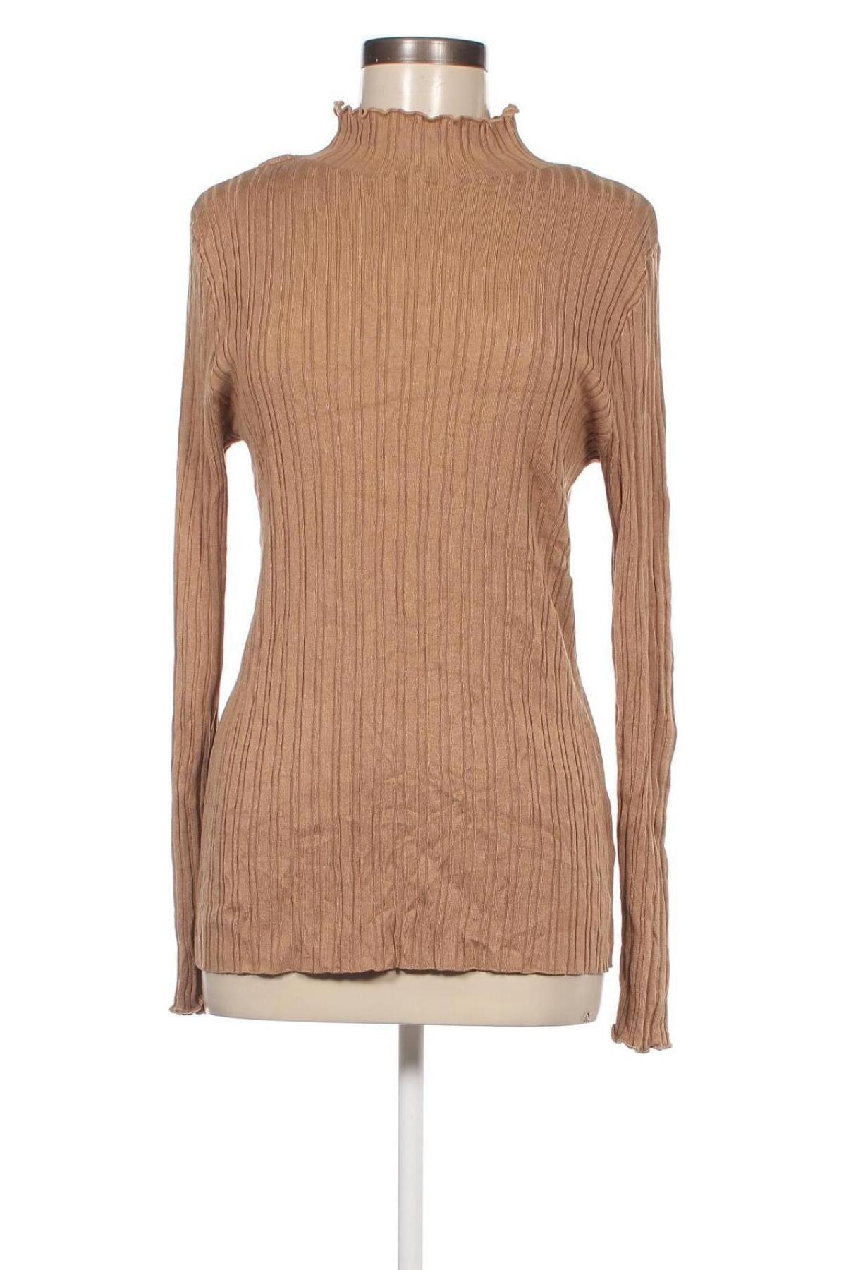 Γυναικείο πουλόβερ Laura Torelli, Μέγεθος L, Χρώμα  Μπέζ, Τιμή 7,18 €
