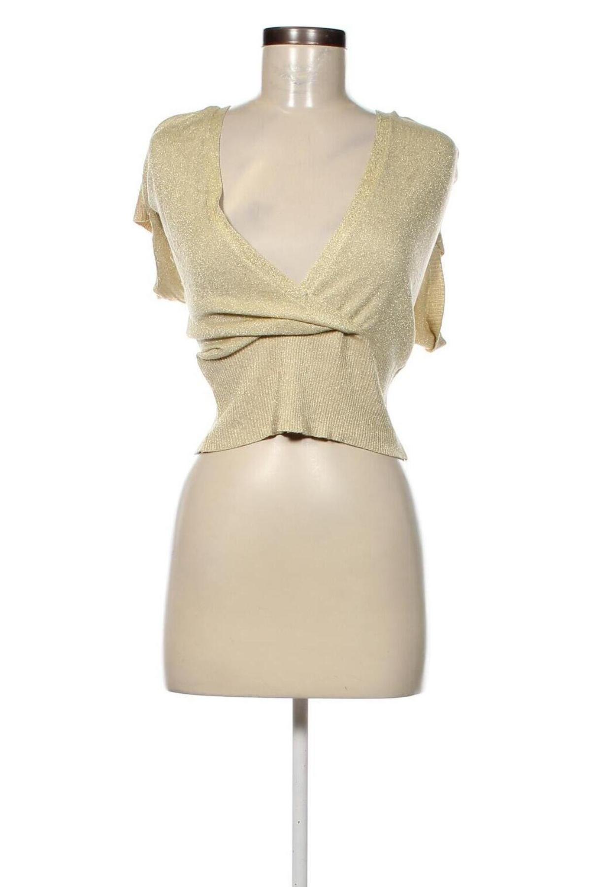 Γυναικείο πουλόβερ Life Line, Μέγεθος M, Χρώμα Χρυσαφί, Τιμή 3,77 €