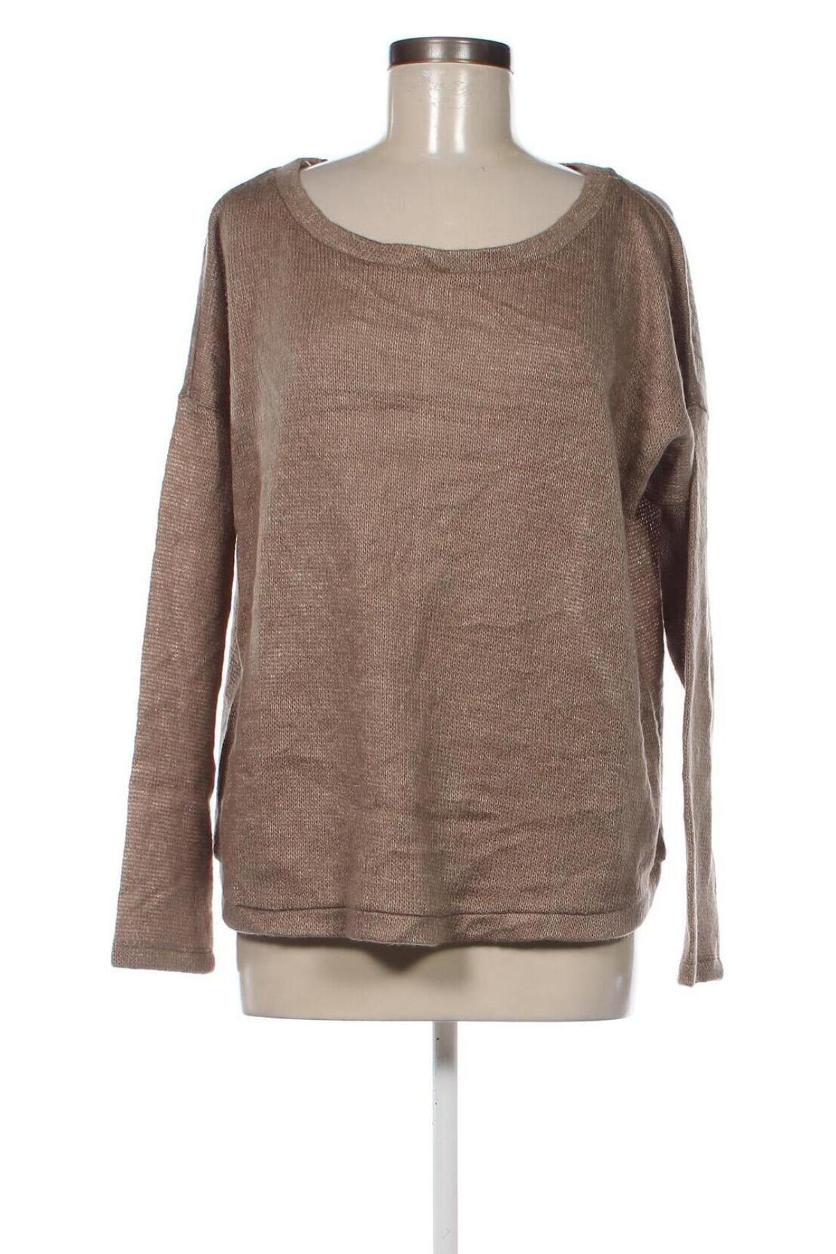 Дамски пуловер Linea Tesini, Размер M, Цвят Кафяв, Цена 10,25 лв.