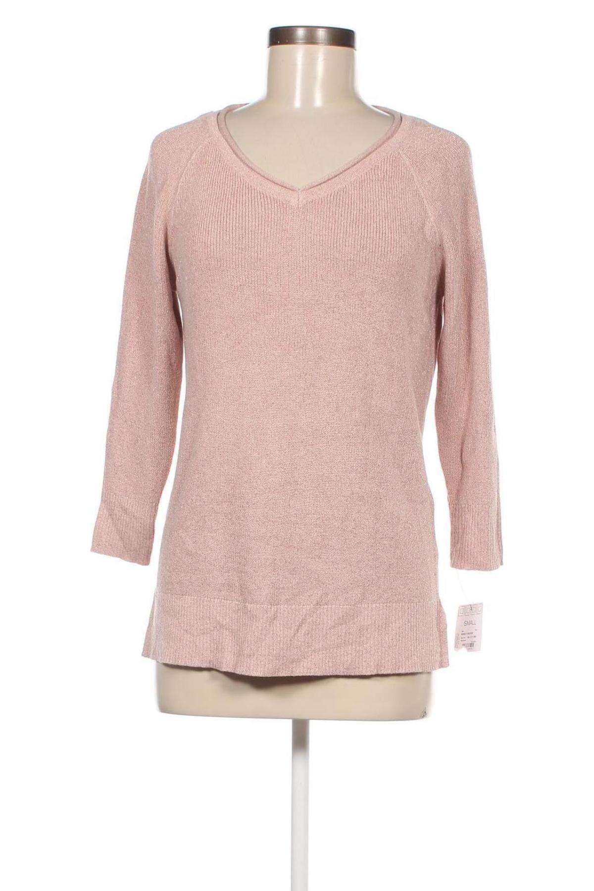 Γυναικείο πουλόβερ Liz Claiborne, Μέγεθος S, Χρώμα Ρόζ , Τιμή 3,95 €