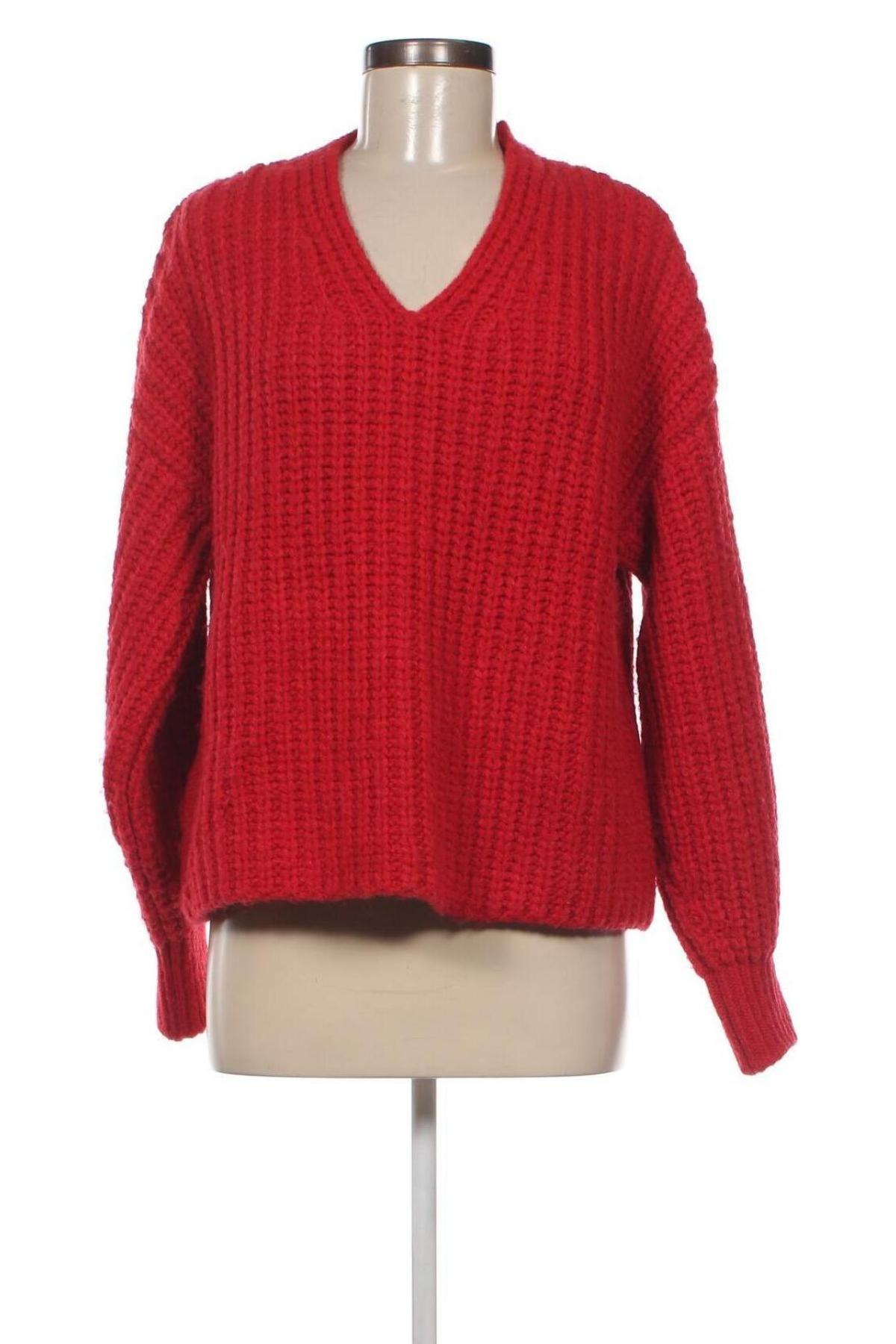 Дамски пуловер Mango, Размер M, Цвят Червен, Цена 10,01 лв.