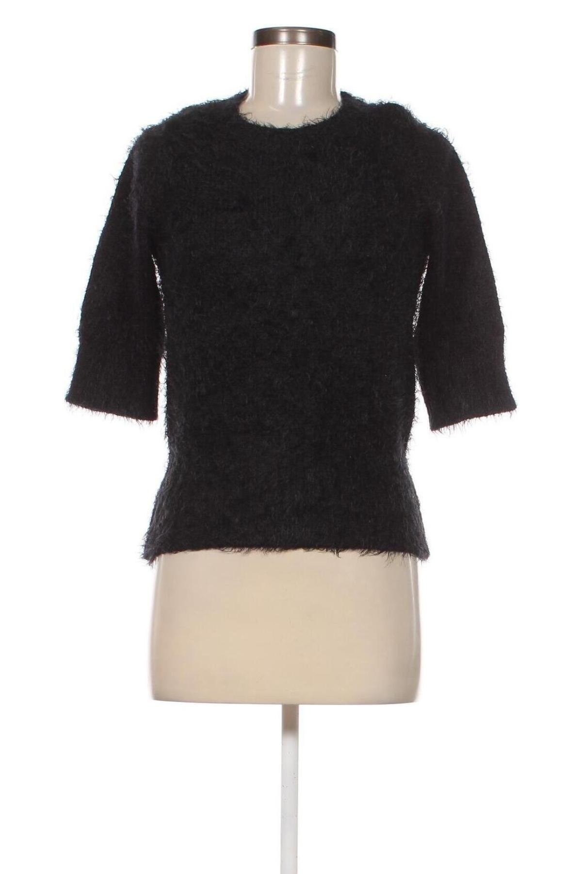 Дамски пуловер Marble, Размер S, Цвят Черен, Цена 16,40 лв.