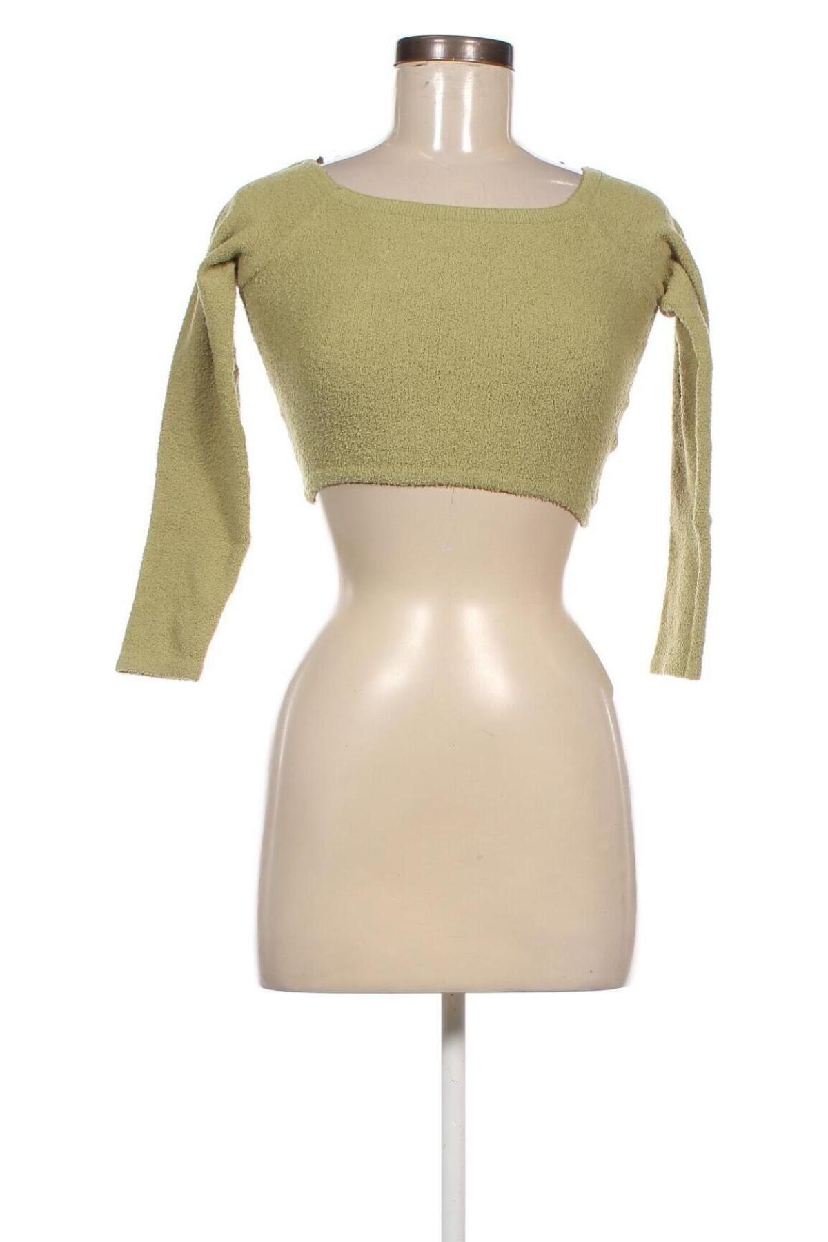 Дамски пуловер Monki, Размер XS, Цвят Зелен, Цена 22,40 лв.