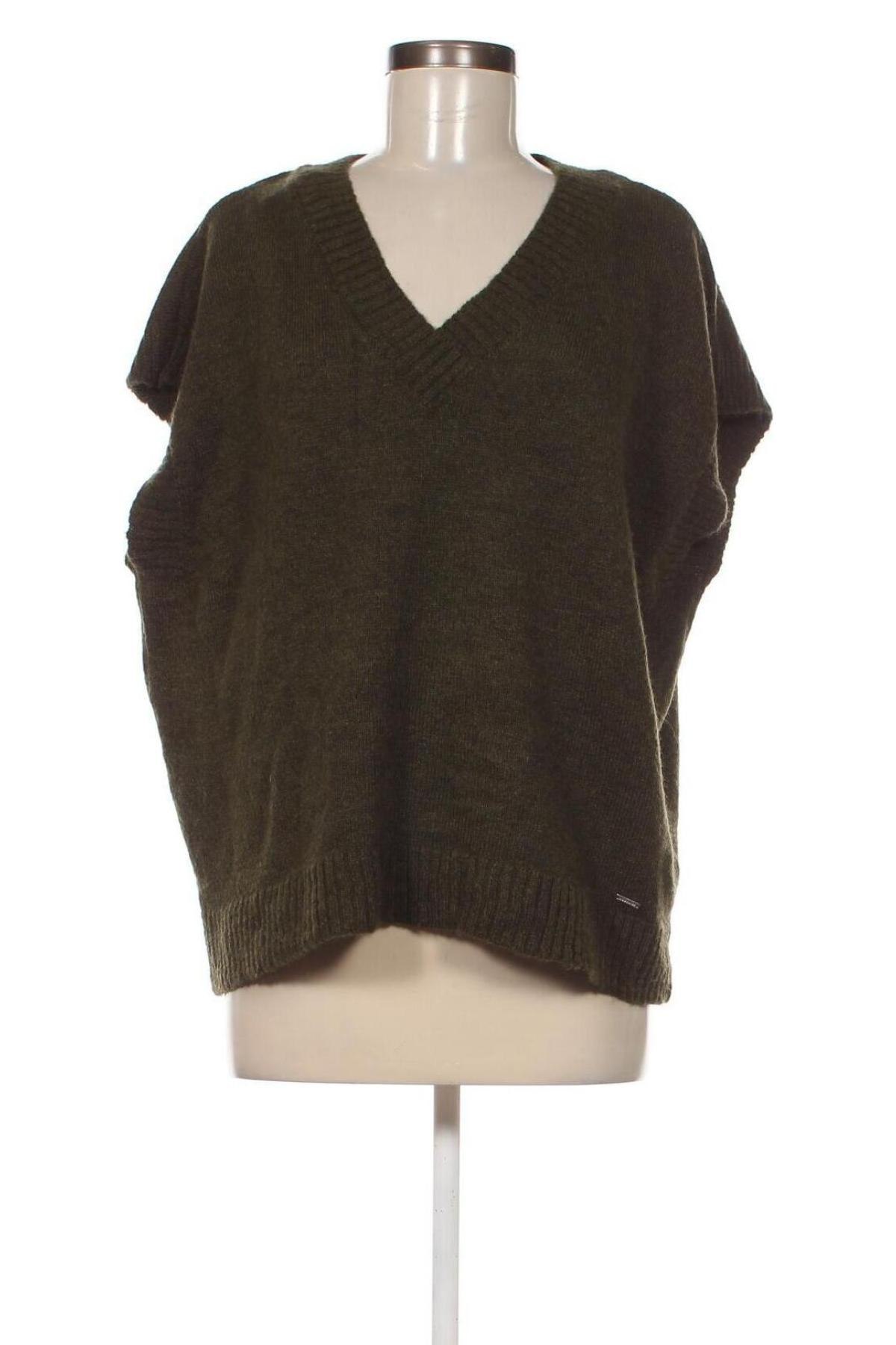 Γυναικείο πουλόβερ More & More, Μέγεθος XL, Χρώμα Πράσινο, Τιμή 22,24 €