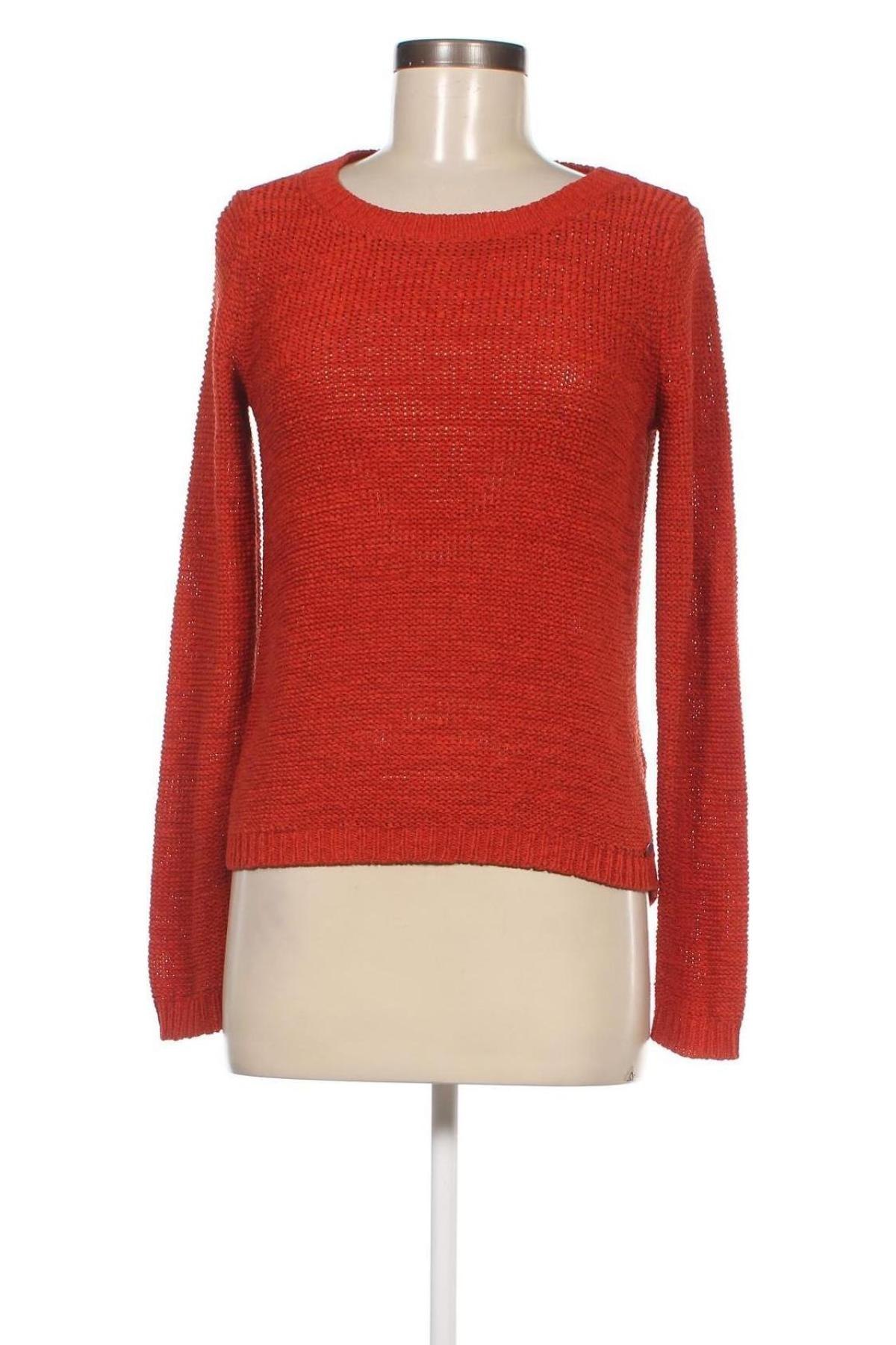 Дамски пуловер ONLY, Размер S, Цвят Оранжев, Цена 8,10 лв.