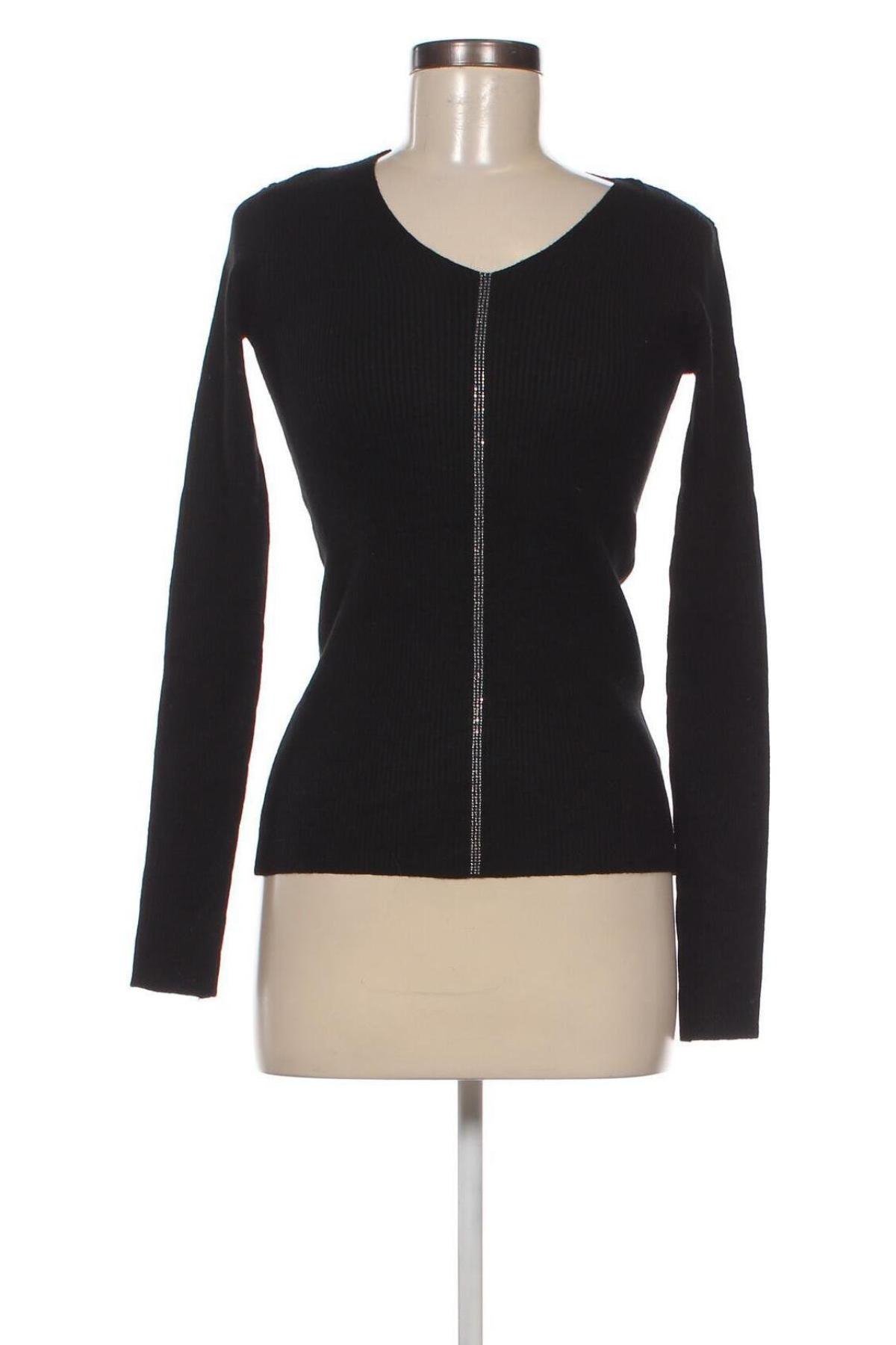Γυναικείο πουλόβερ Porta Fortuna, Μέγεθος S, Χρώμα Μαύρο, Τιμή 6,68 €