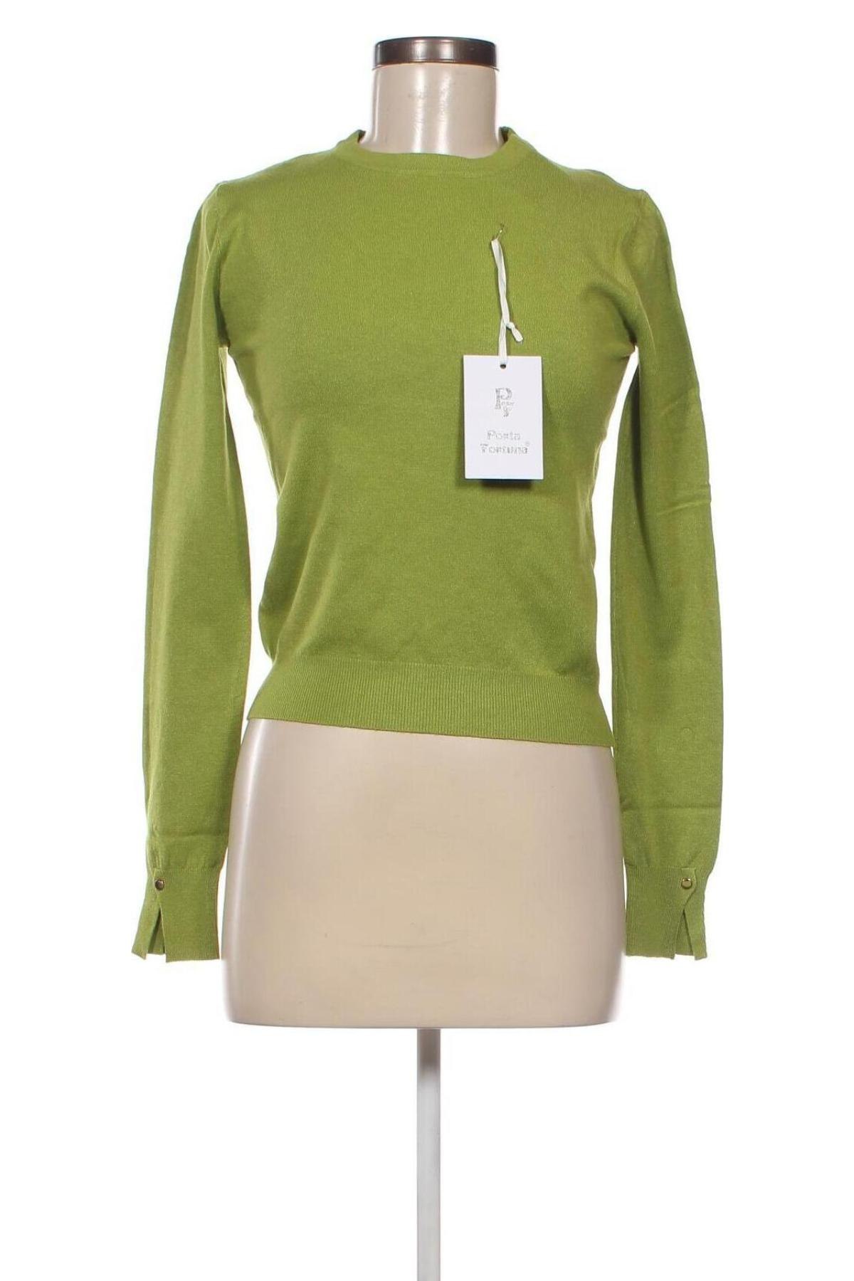 Γυναικείο πουλόβερ Porta Fortuna, Μέγεθος S, Χρώμα Πράσινο, Τιμή 7,60 €