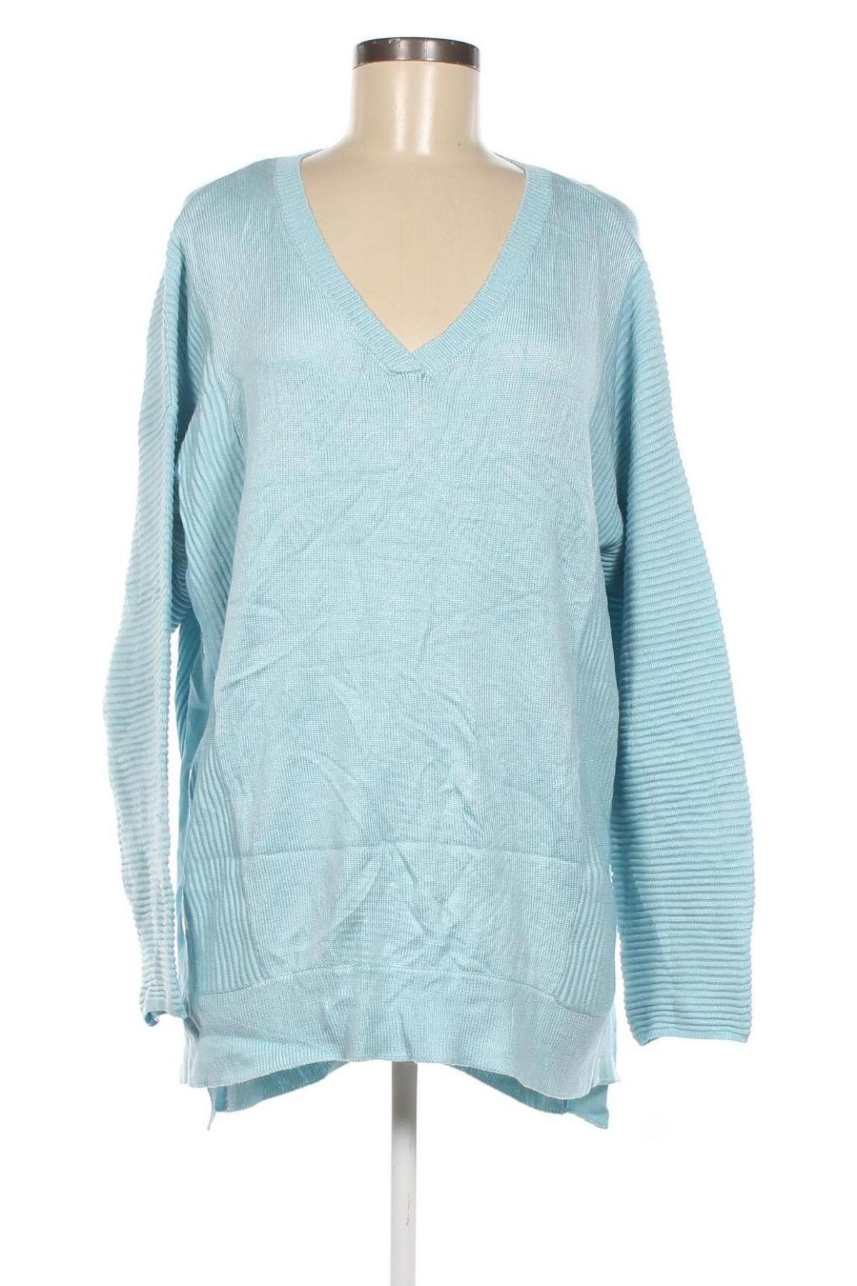 Γυναικείο πουλόβερ Rockmans, Μέγεθος XL, Χρώμα Μπλέ, Τιμή 8,63 €