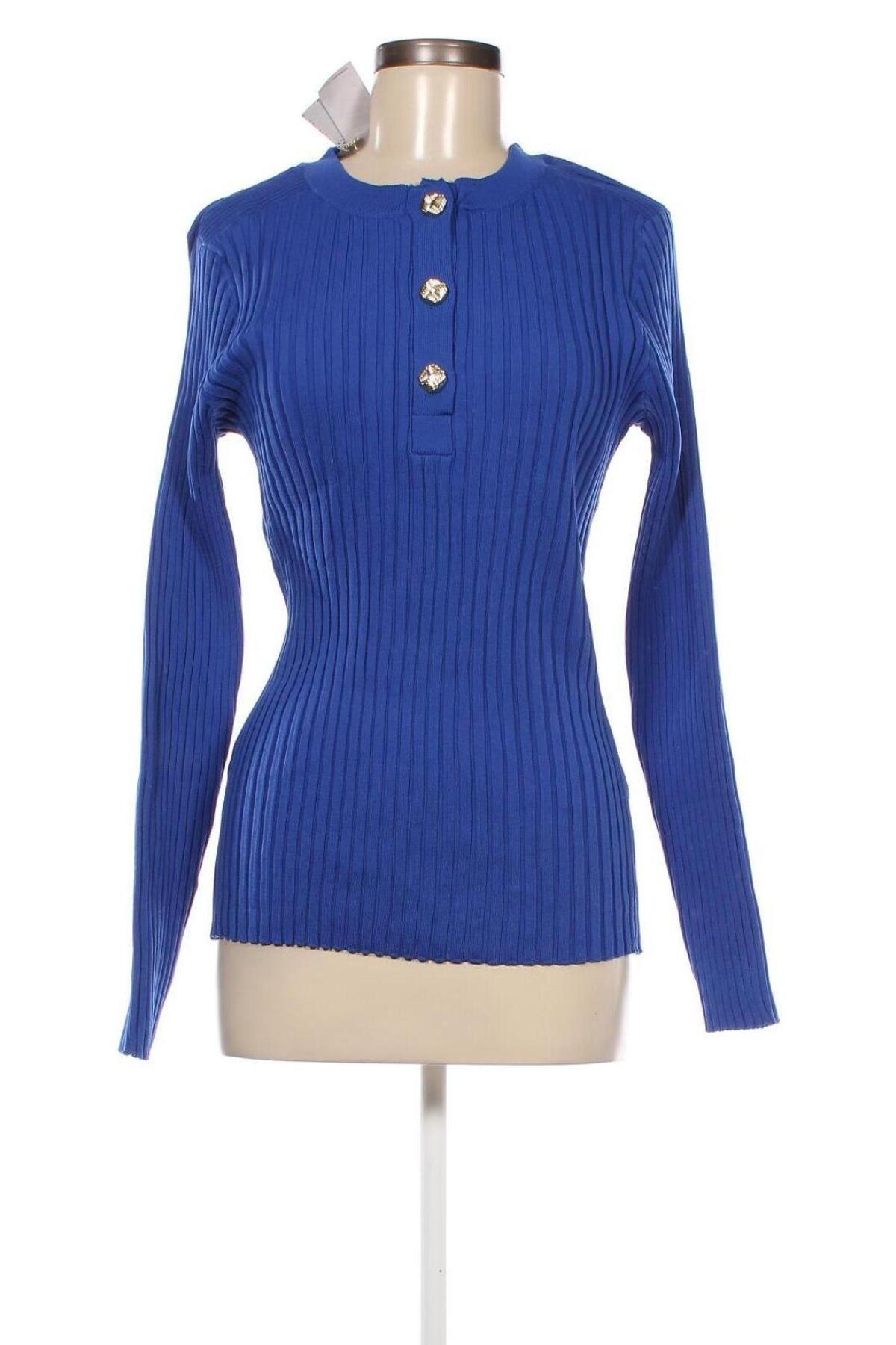 Дамски пуловер Rockmans, Размер M, Цвят Син, Цена 13,95 лв.
