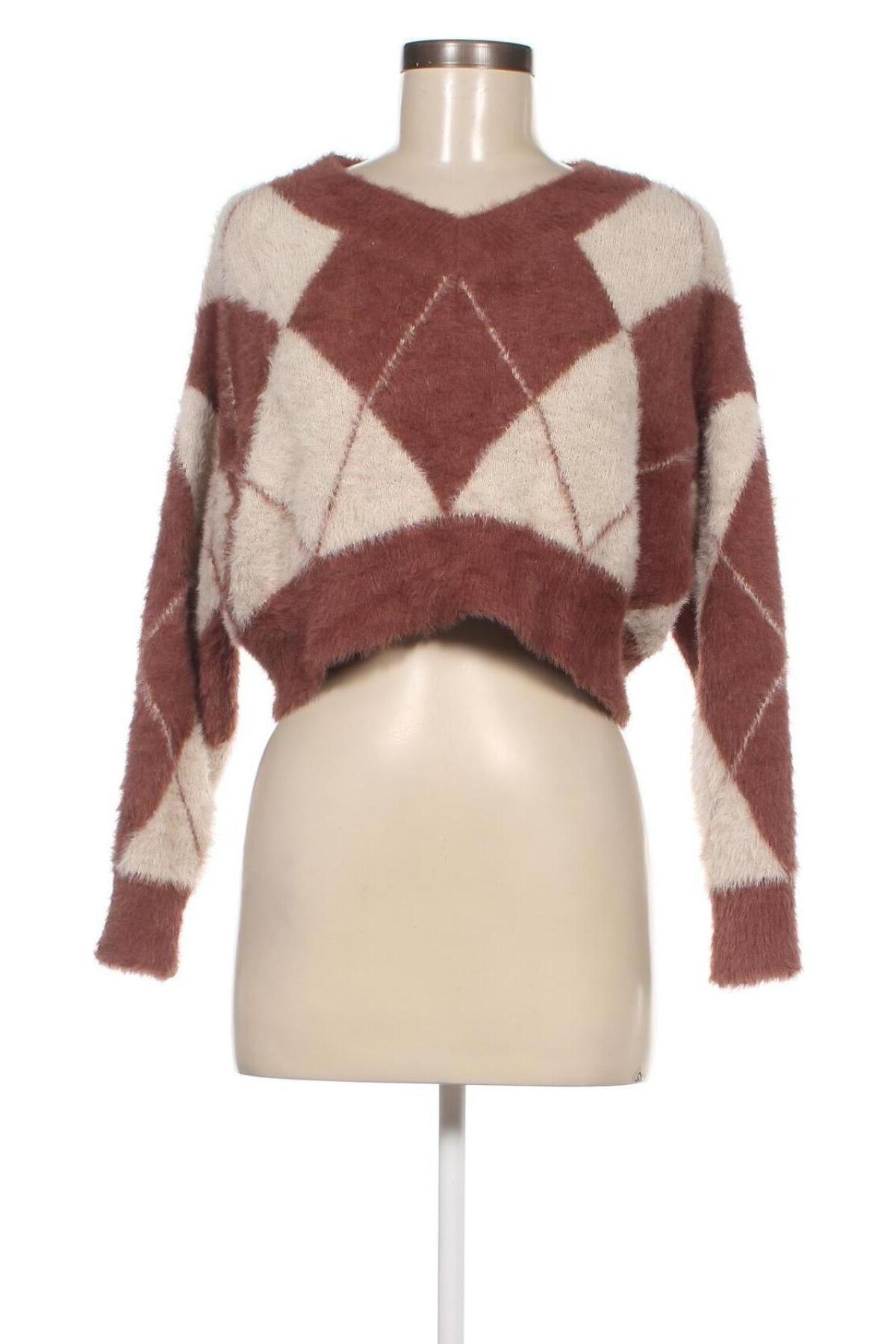 Γυναικείο πουλόβερ SHEIN, Μέγεθος XS, Χρώμα Καφέ, Τιμή 3,41 €
