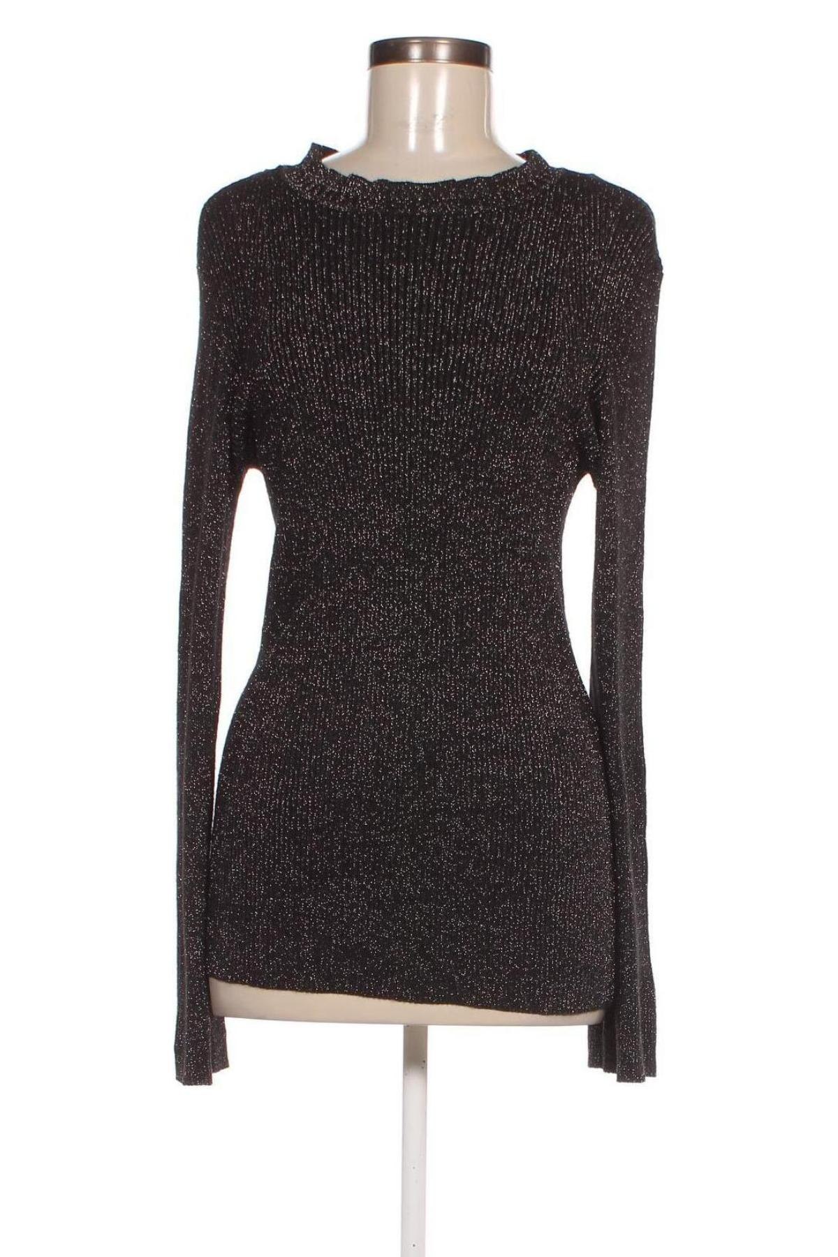 Дамски пуловер Saint Tropez, Размер M, Цвят Черен, Цена 22,23 лв.