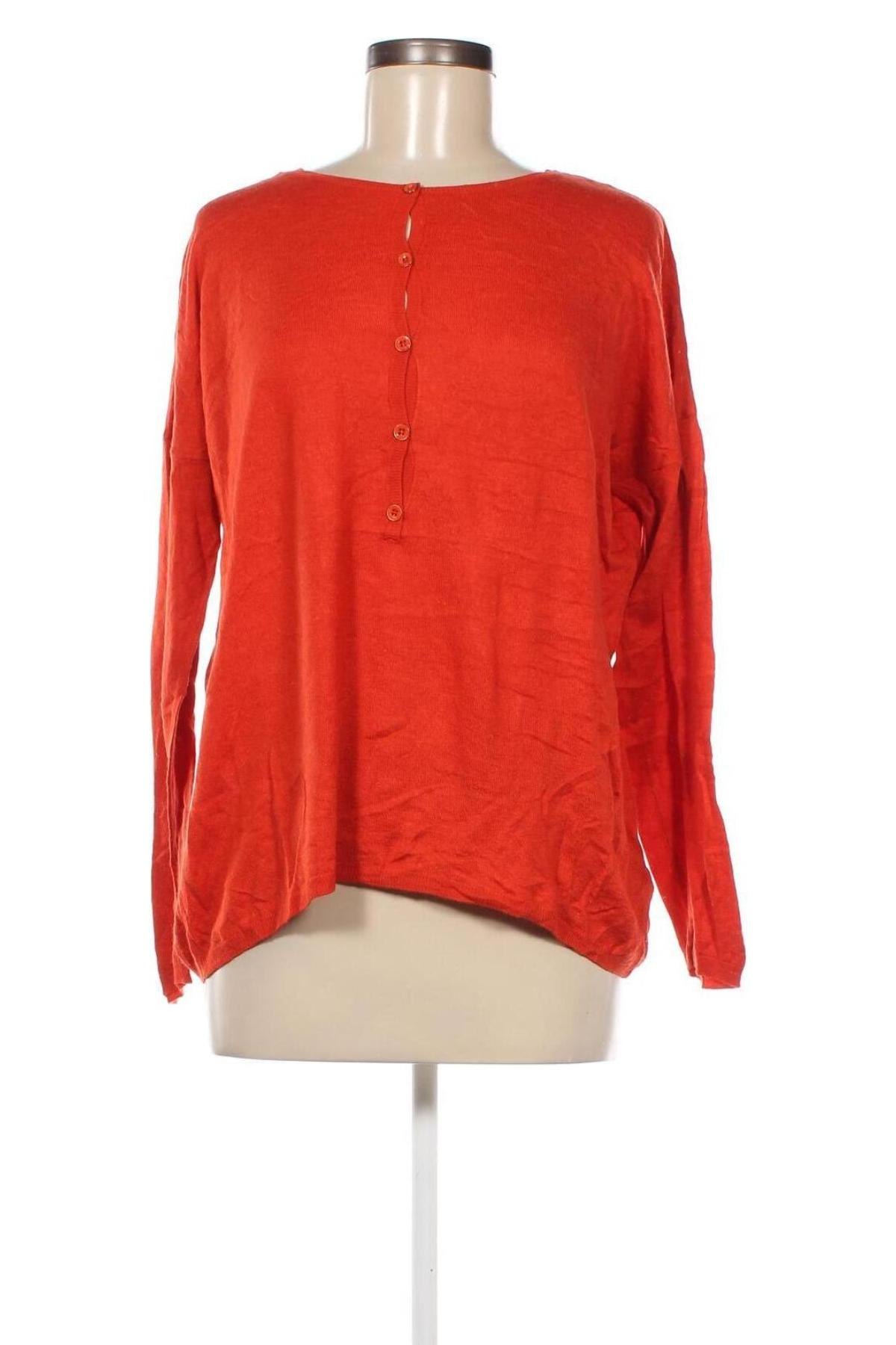 Дамски пуловер Sandwich_, Размер XL, Цвят Оранжев, Цена 22,32 лв.