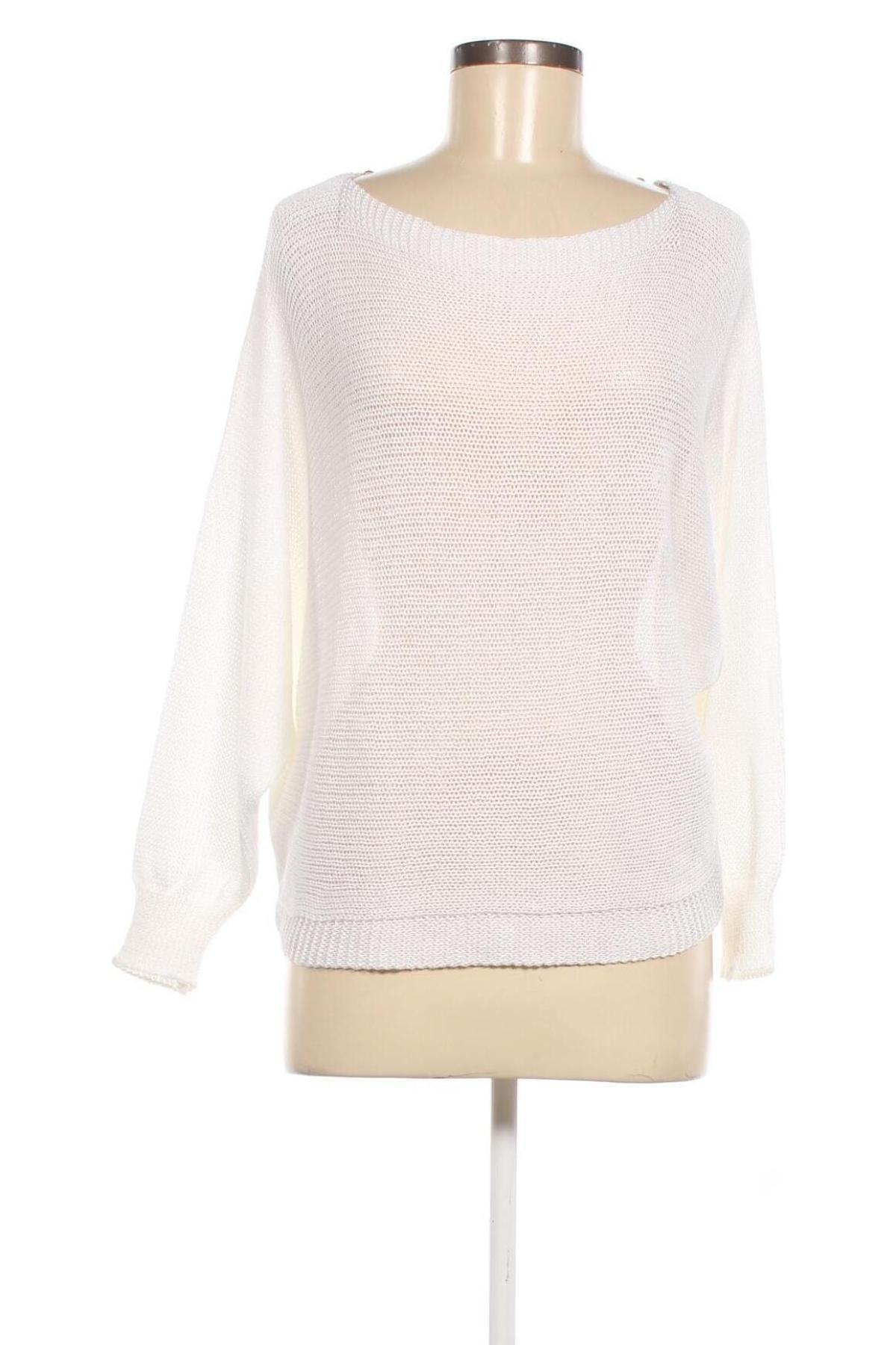 Дамски пуловер Terra di Siena, Размер M, Цвят Бял, Цена 6,97 лв.