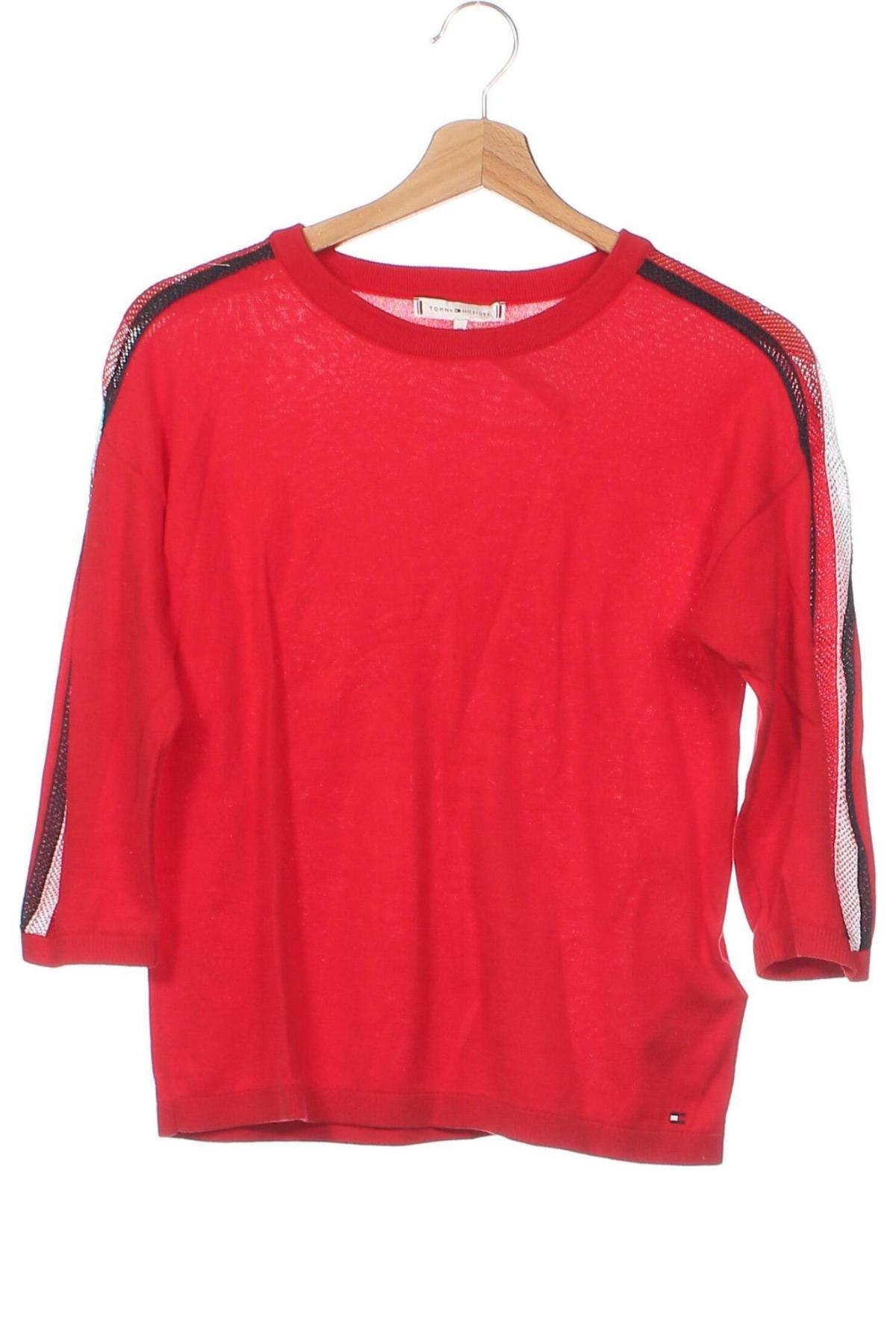 Damenpullover Tommy Hilfiger, Größe XS, Farbe Rot, Preis 29,46 €