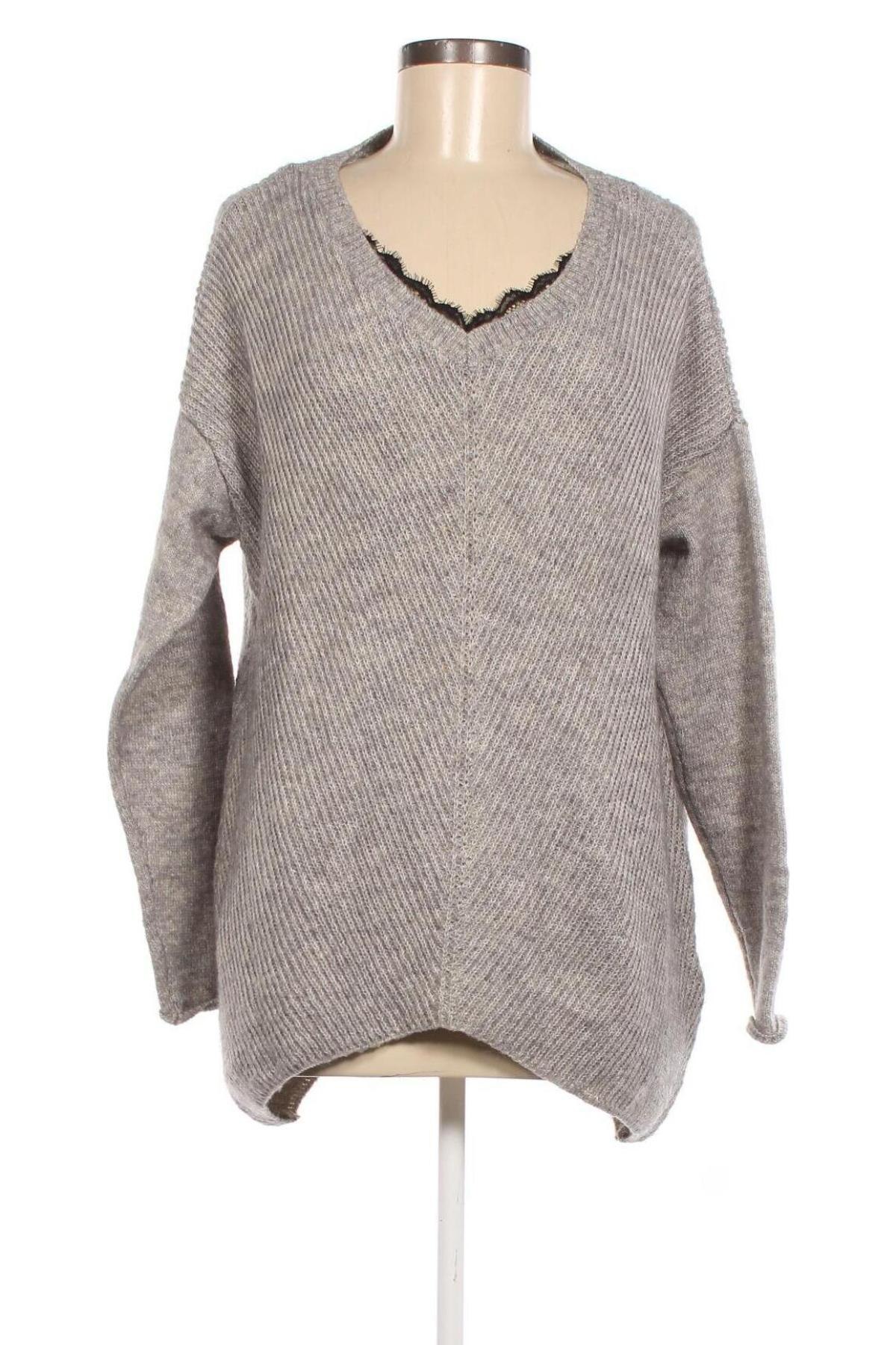 Γυναικείο πουλόβερ Vero Moda, Μέγεθος M, Χρώμα Γκρί, Τιμή 4,84 €