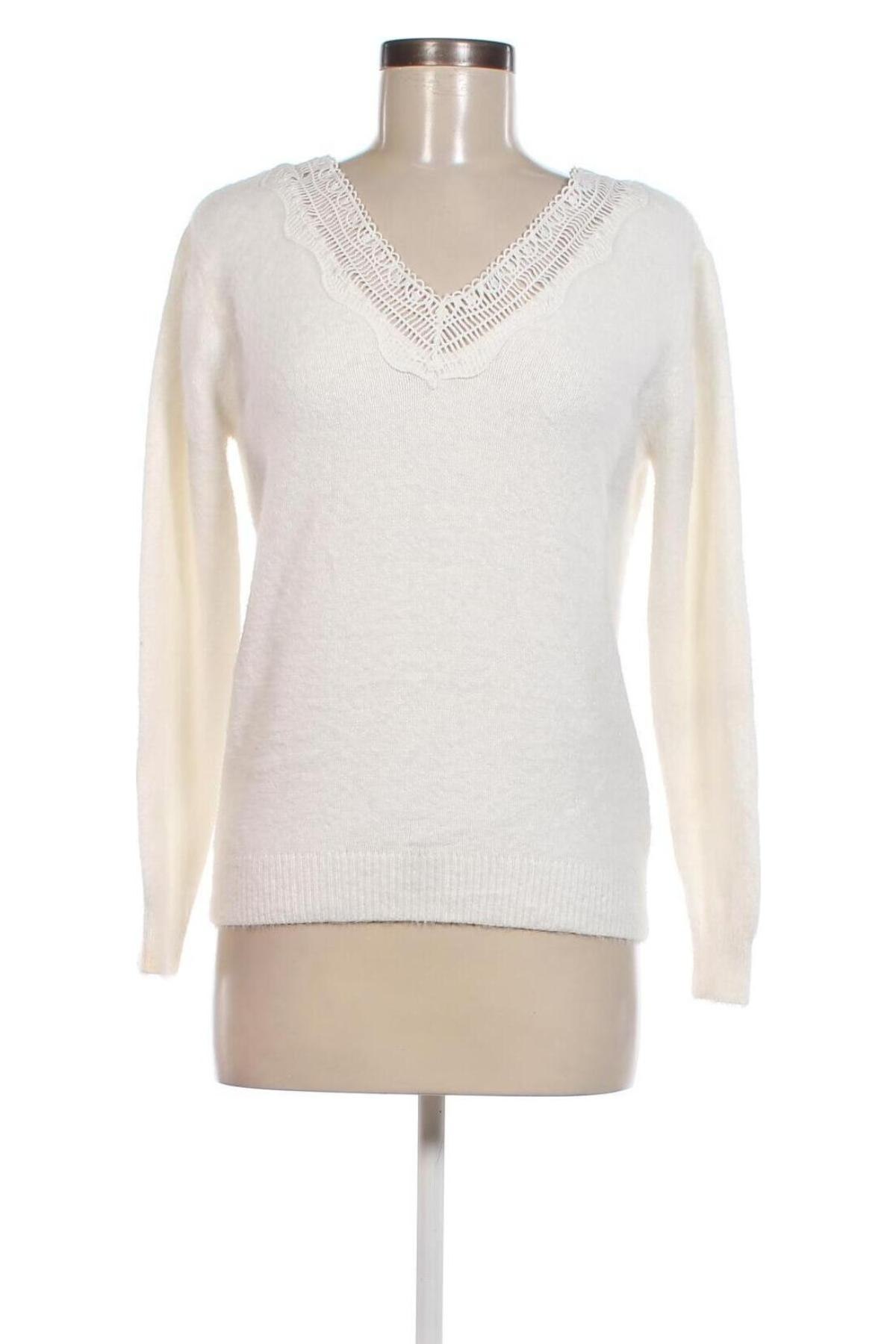 Γυναικείο πουλόβερ Vintage Dressing, Μέγεθος M, Χρώμα Λευκό, Τιμή 7,18 €