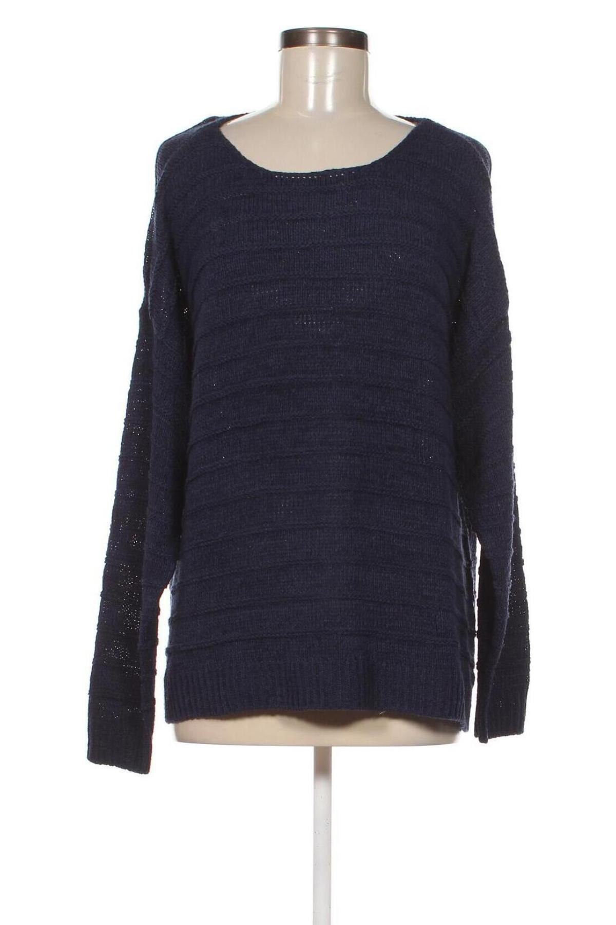 Дамски пуловер Woman By Tchibo, Размер XL, Цвят Син, Цена 15,08 лв.
